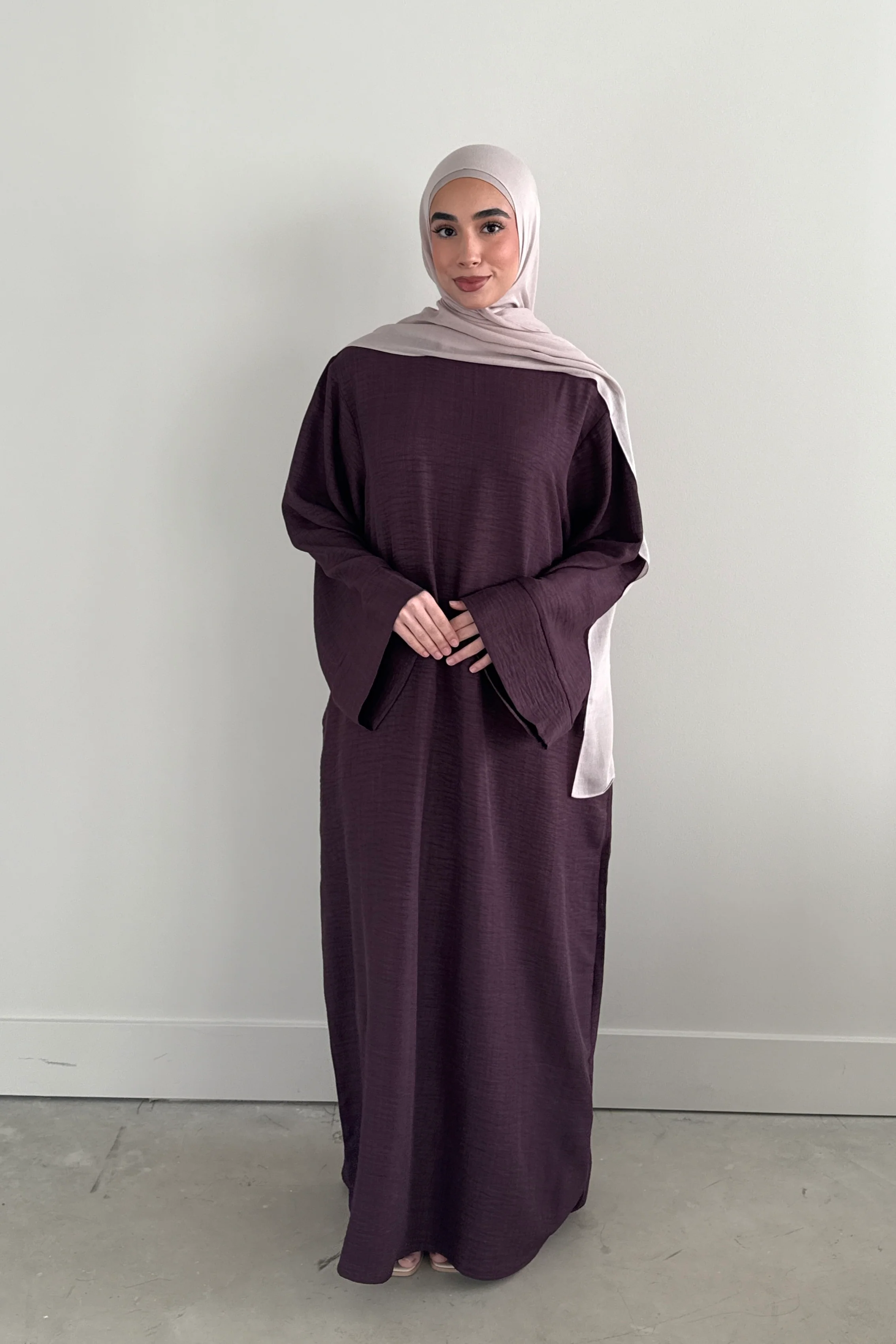 AMIRA MOCK NECK PLUM