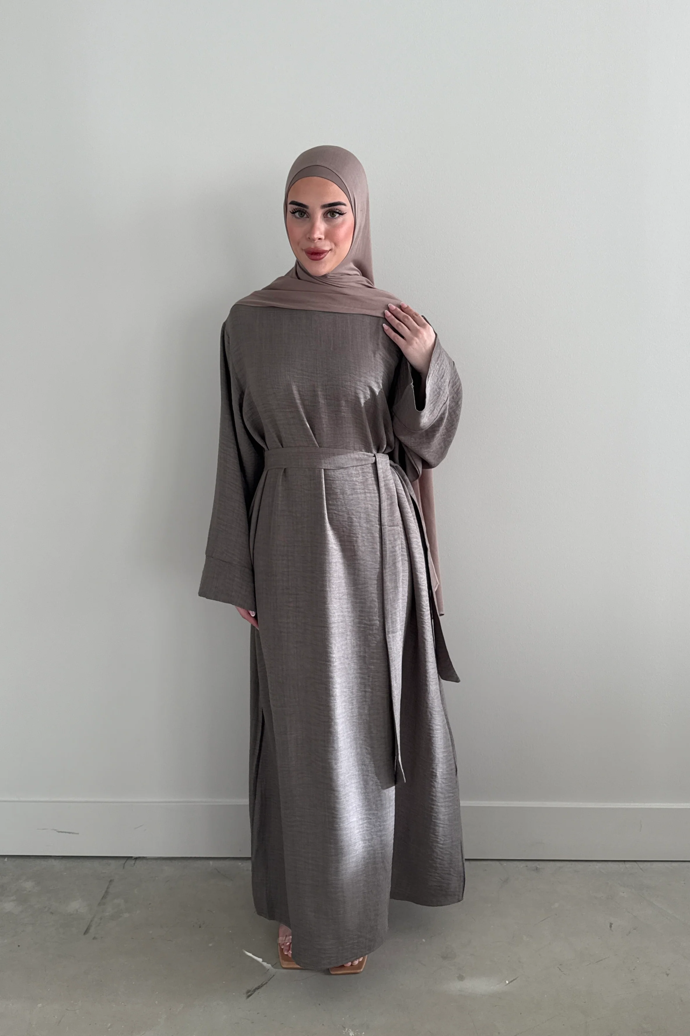AMIRA MOCK NECK DEEP STONE