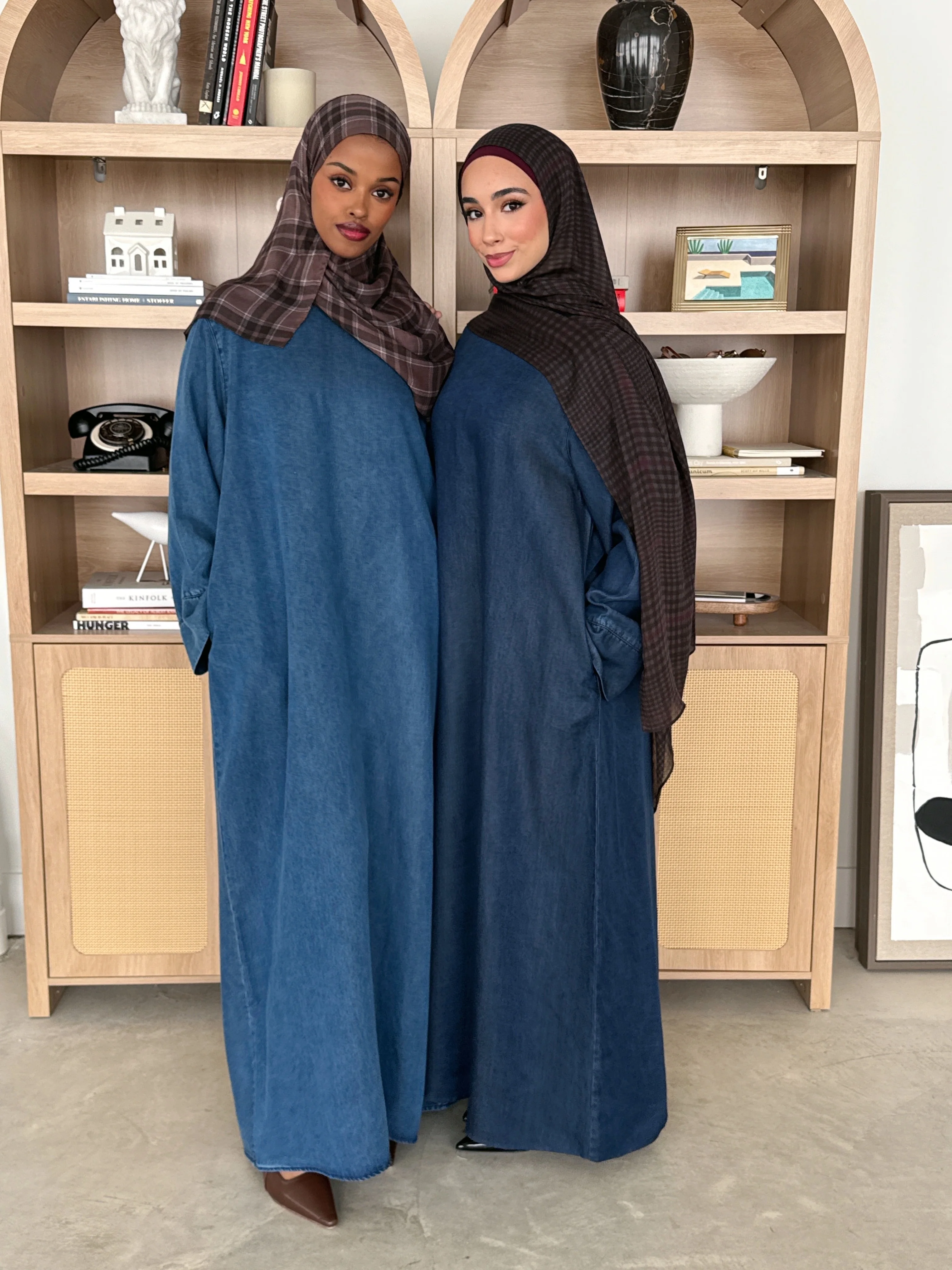 DENIM ABAYA DARK DENIM - Image 4