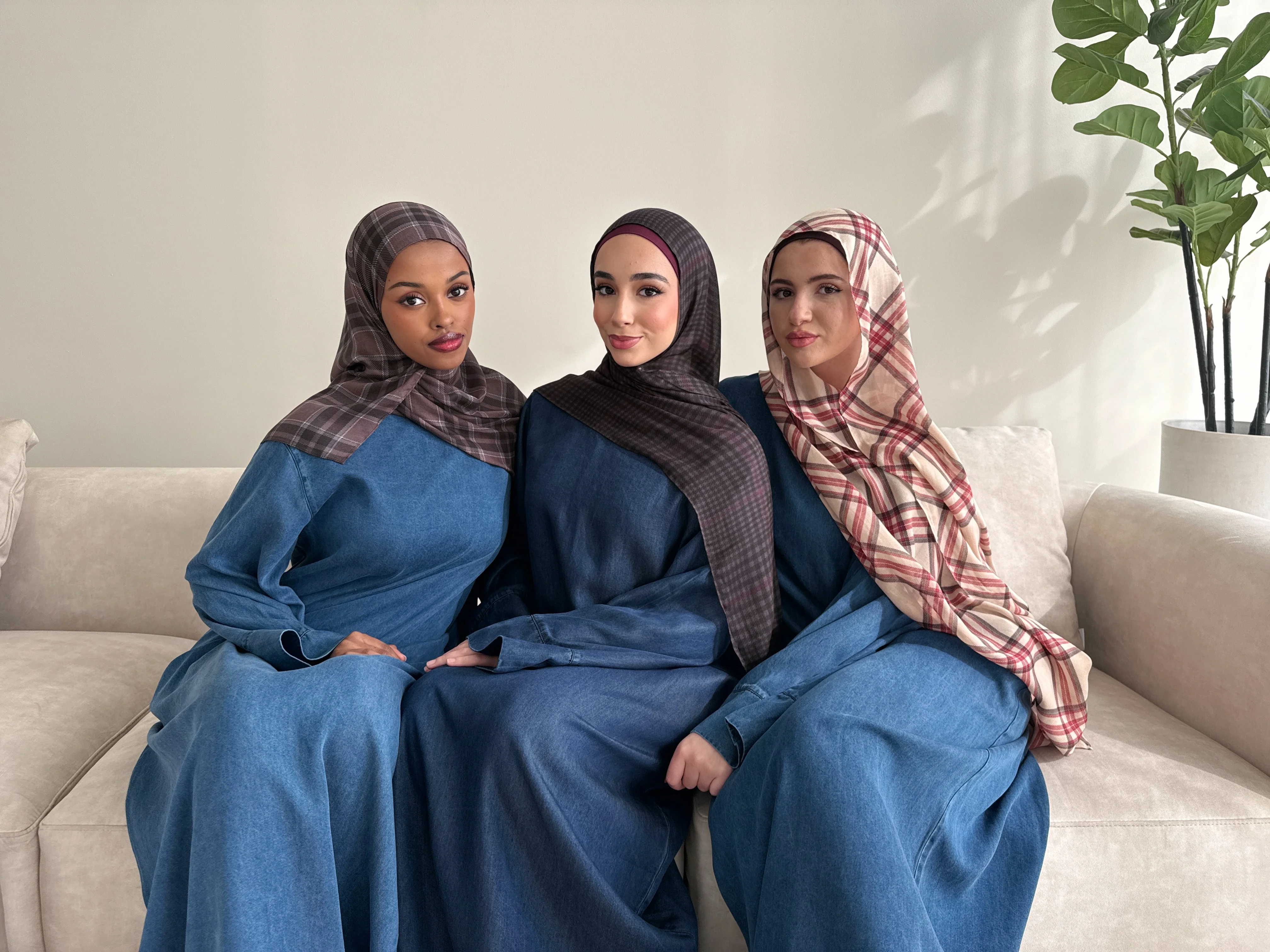 DENIM ABAYA DARK DENIM - Image 5