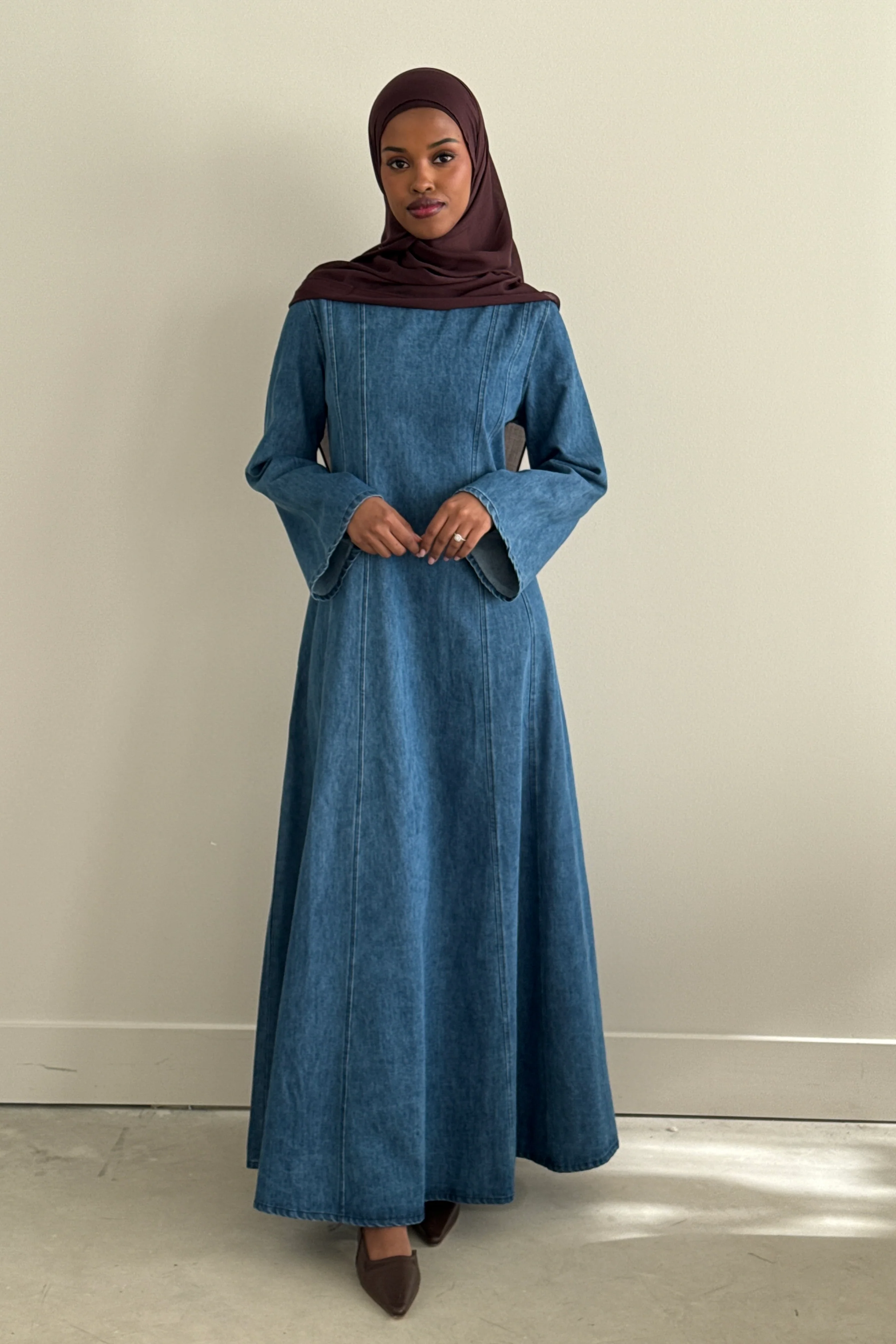 DENIM DRESS BLUE