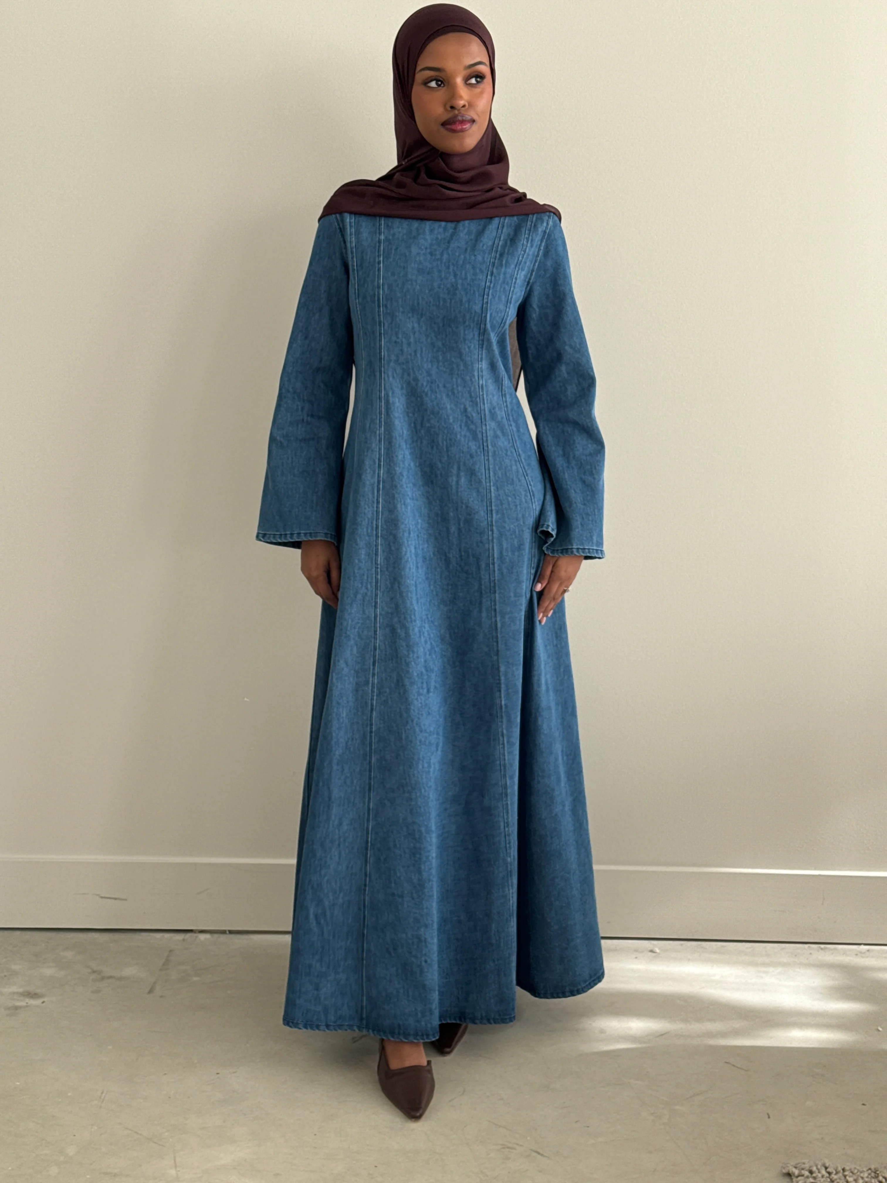 DENIM DRESS BLUE - Image 2