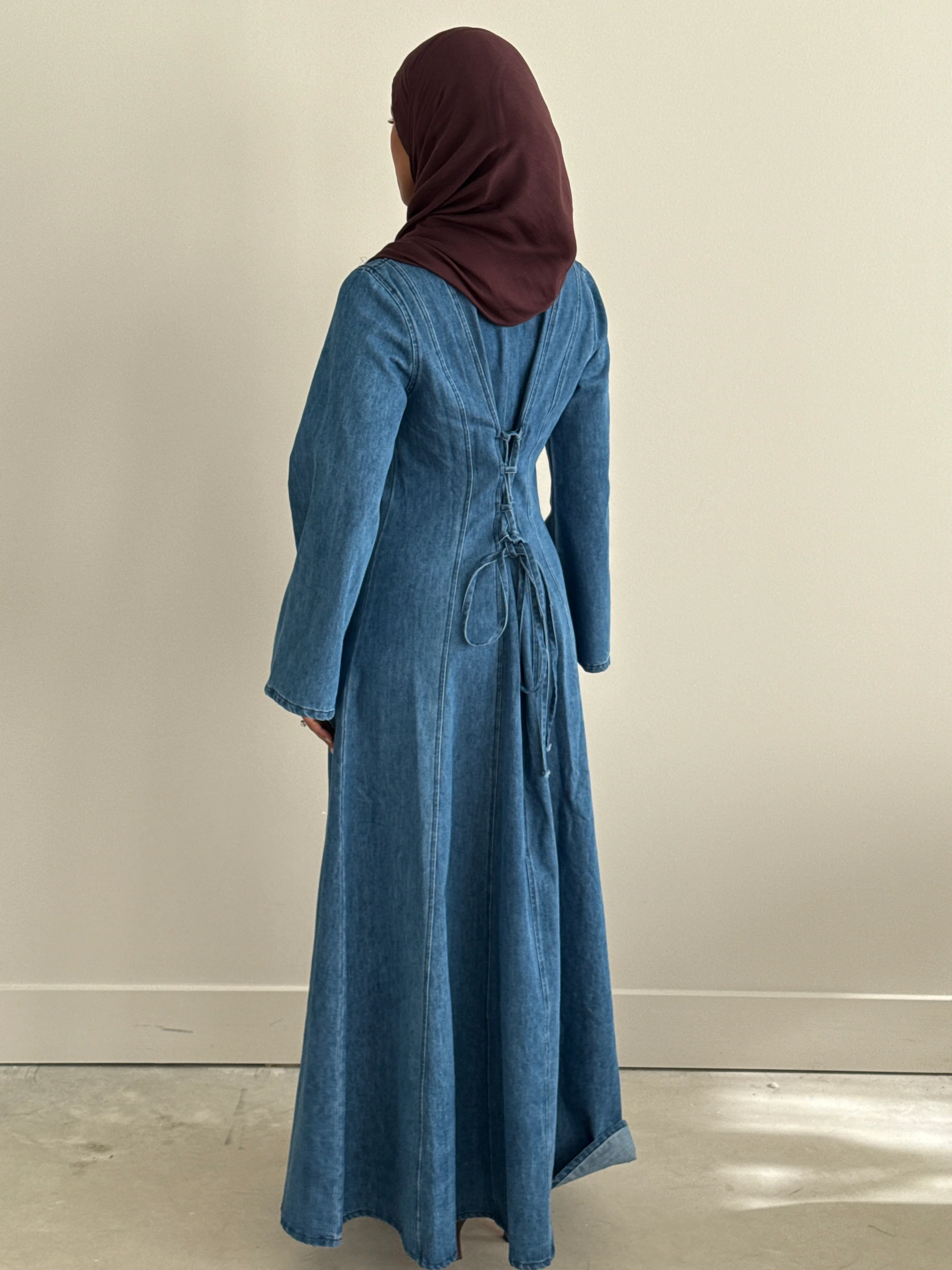 DENIM DRESS BLUE - Image 3