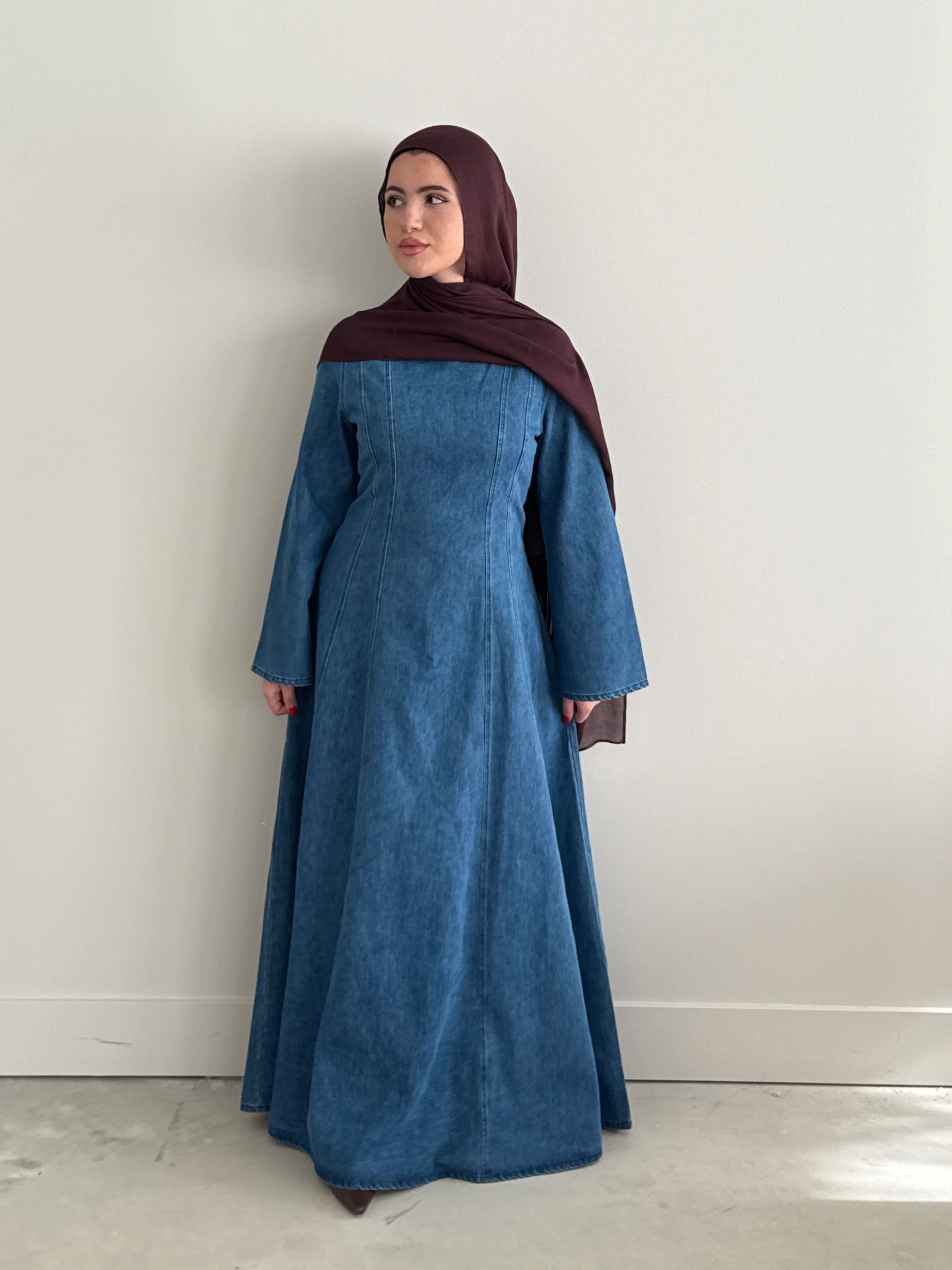 DENIM DRESS BLUE - Image 4