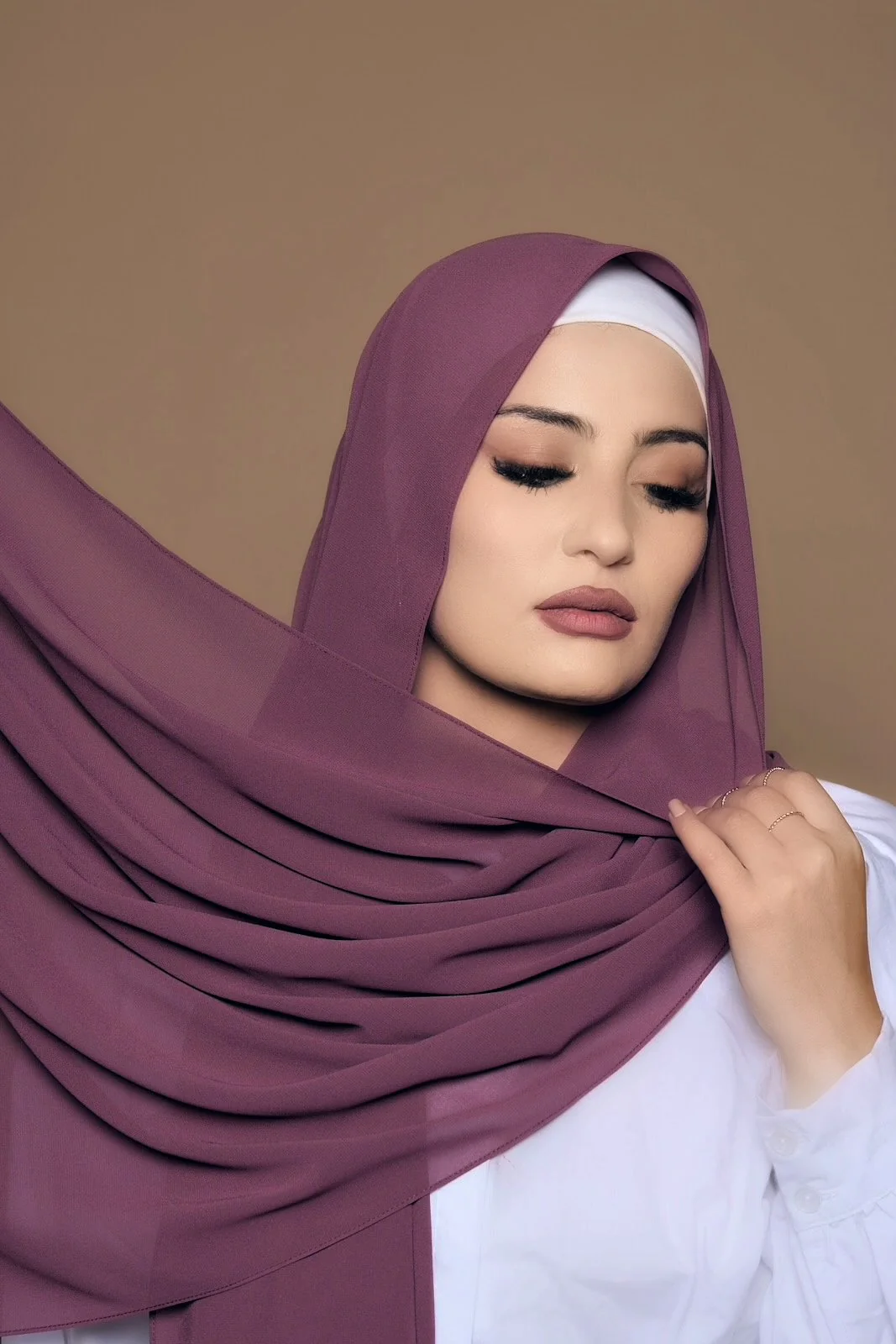 EVERYDAY CHIFFON SANGRIA - Image 2