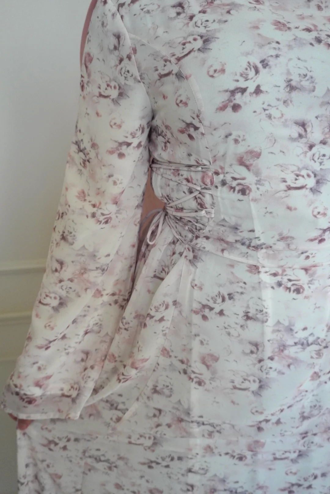 INAYA CHIFFON DRESS ROSE - Image 7