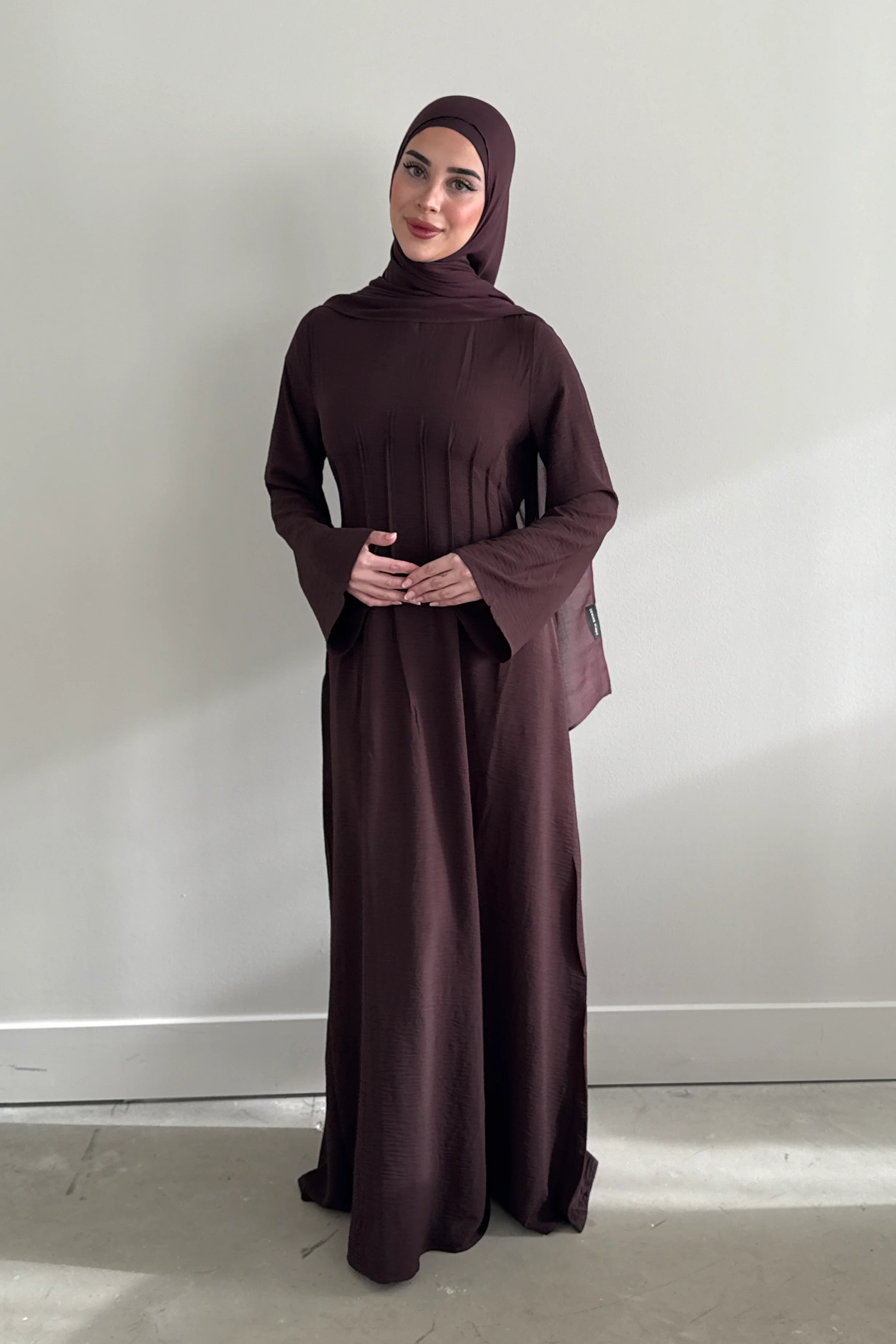 LAYAL DRESS BROWN - Image 2