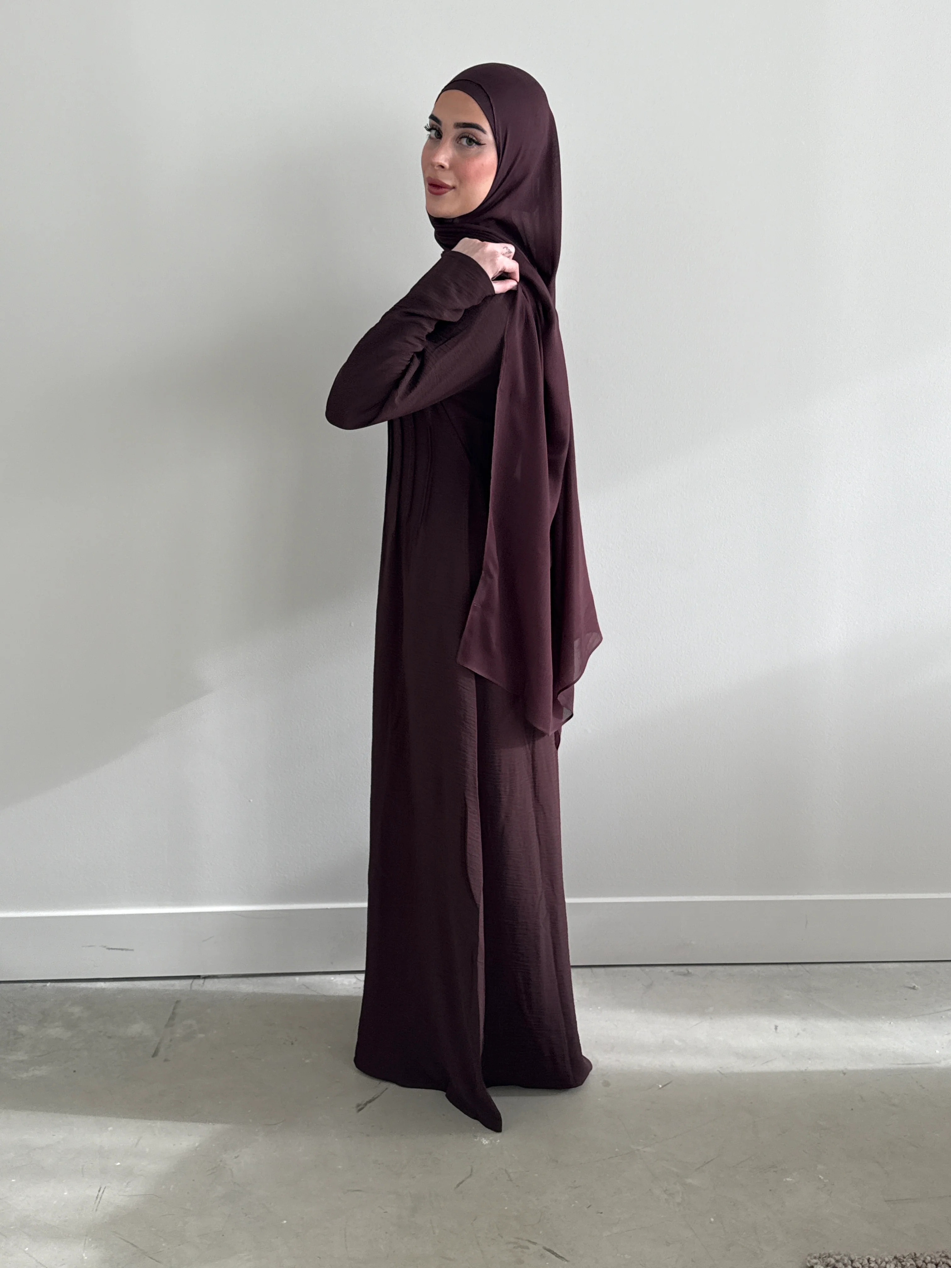 LAYAL DRESS BROWN - Image 3