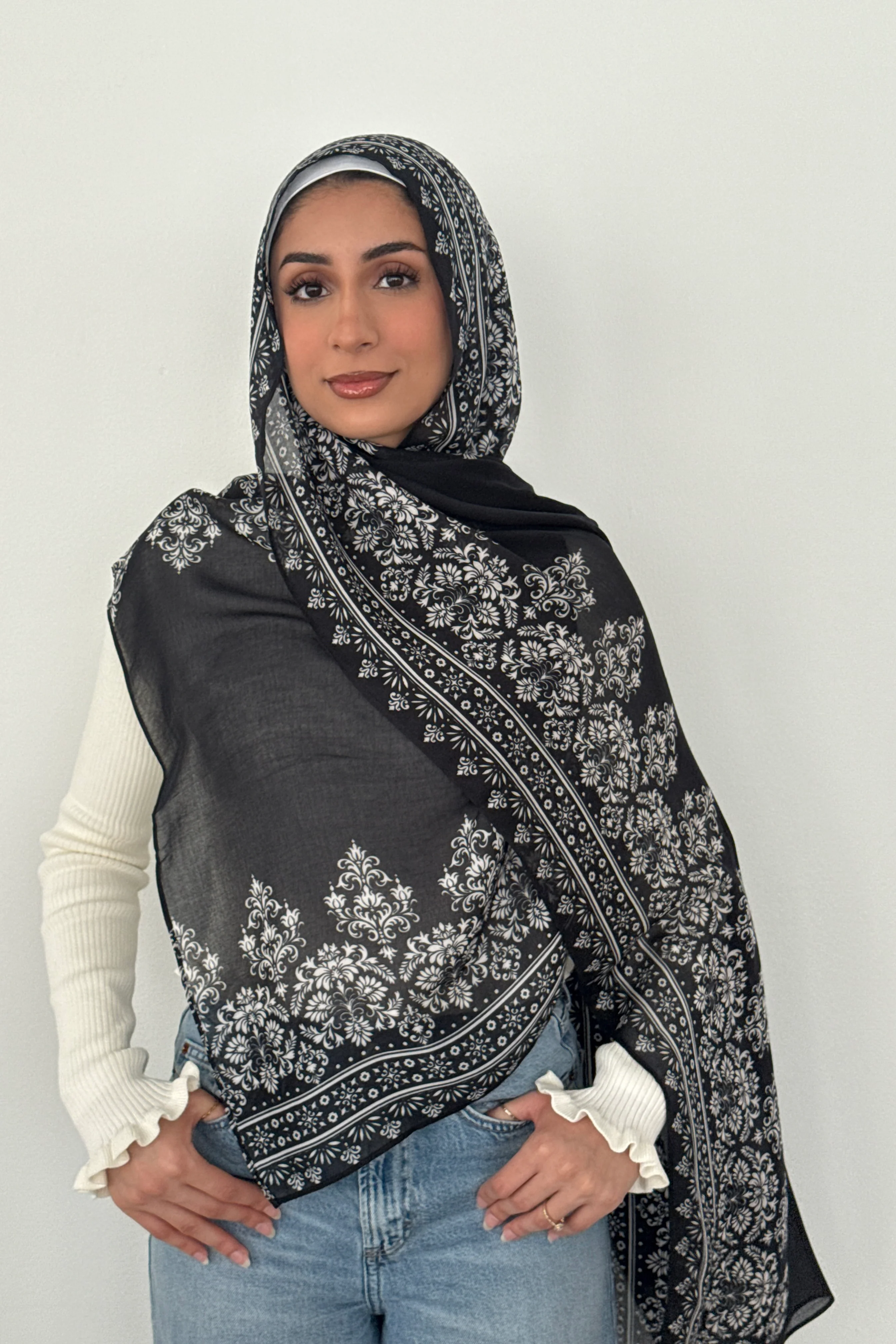 MODAL MIDNIGHT LACE BLACK