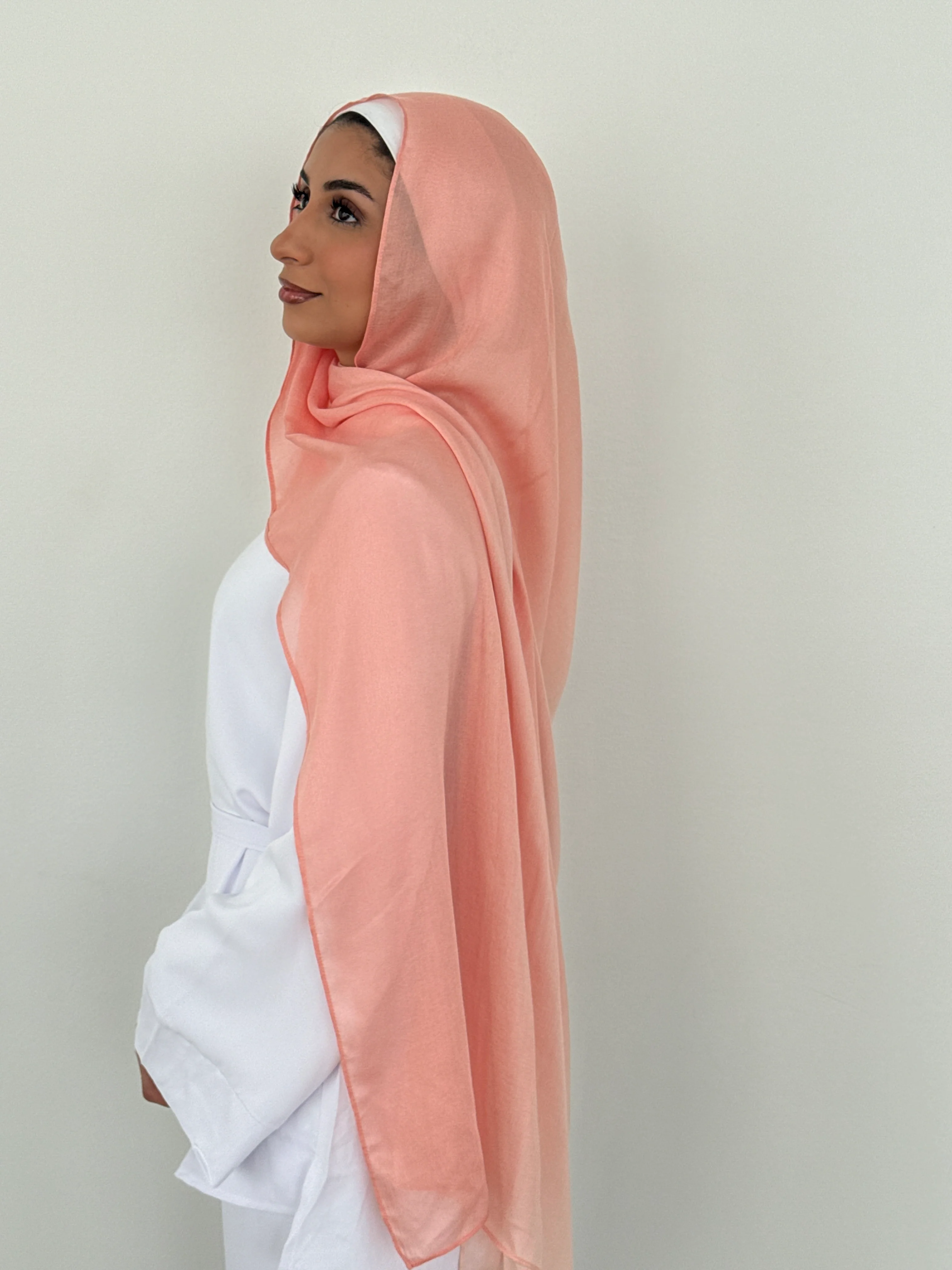 MODAL OMBRÉ HIJAB CORAL