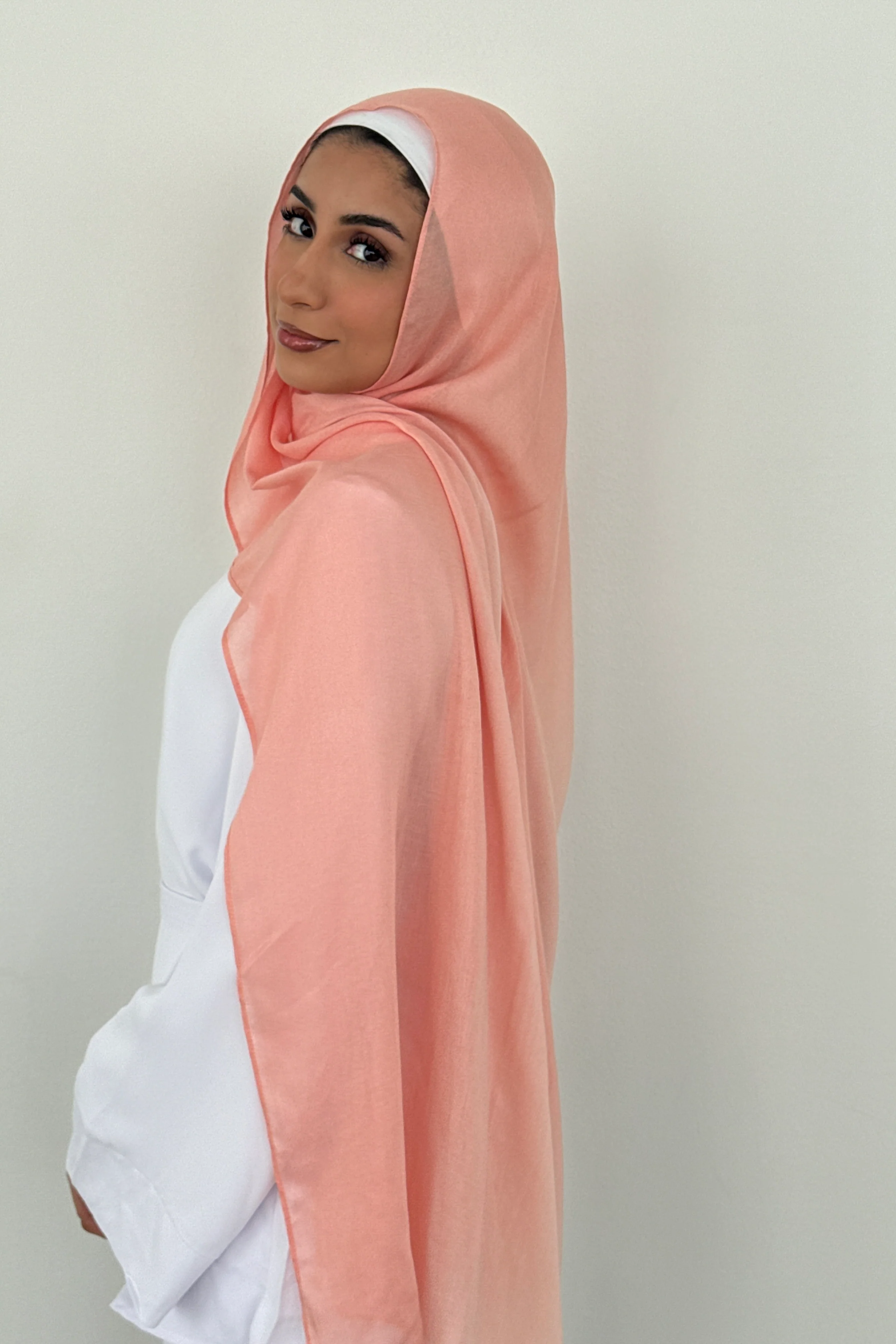 MODAL OMBRÉ HIJAB CORAL - Image 2