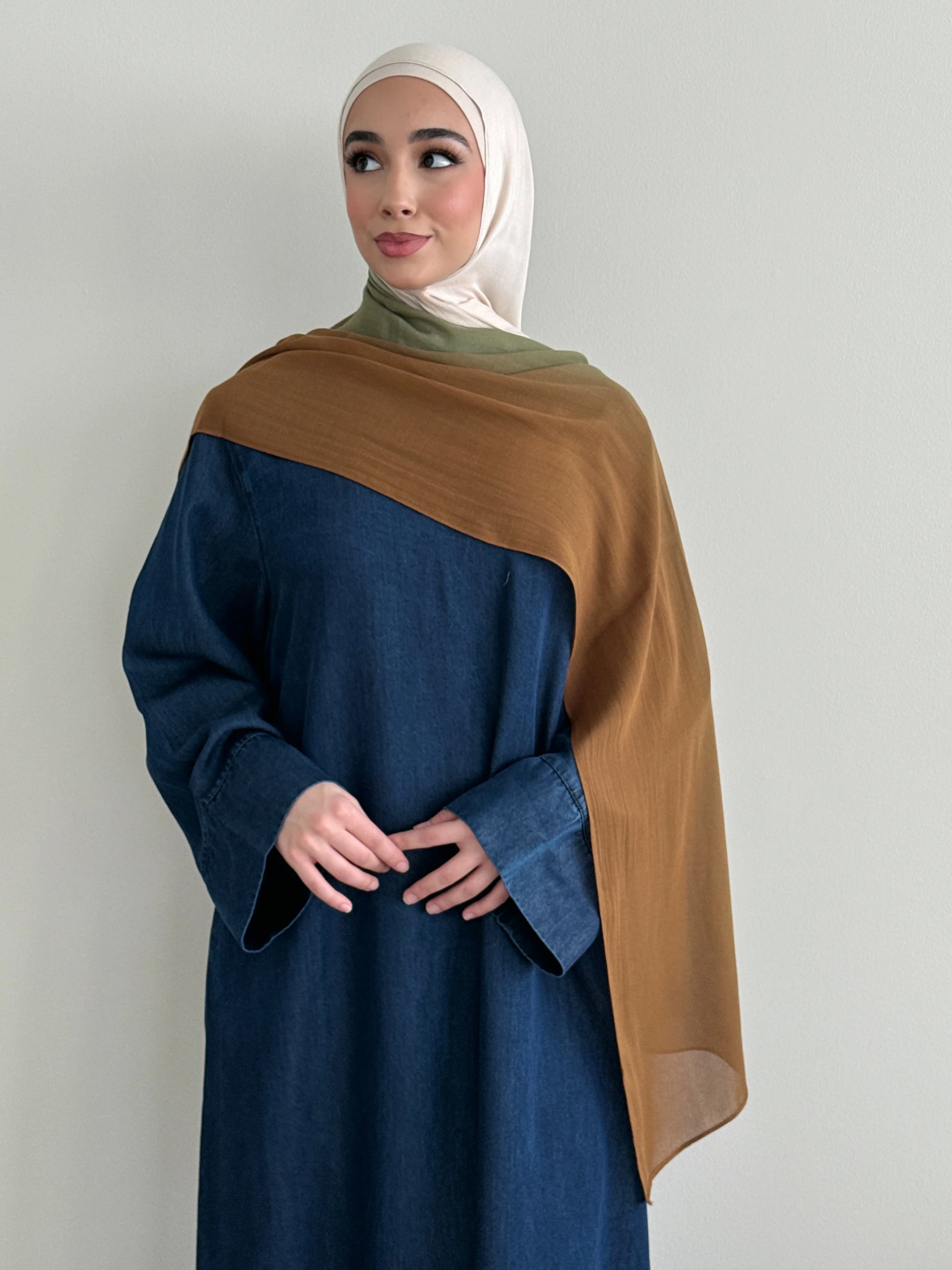 MODAL OMBRÉ HIJAB EARTH - Image 3
