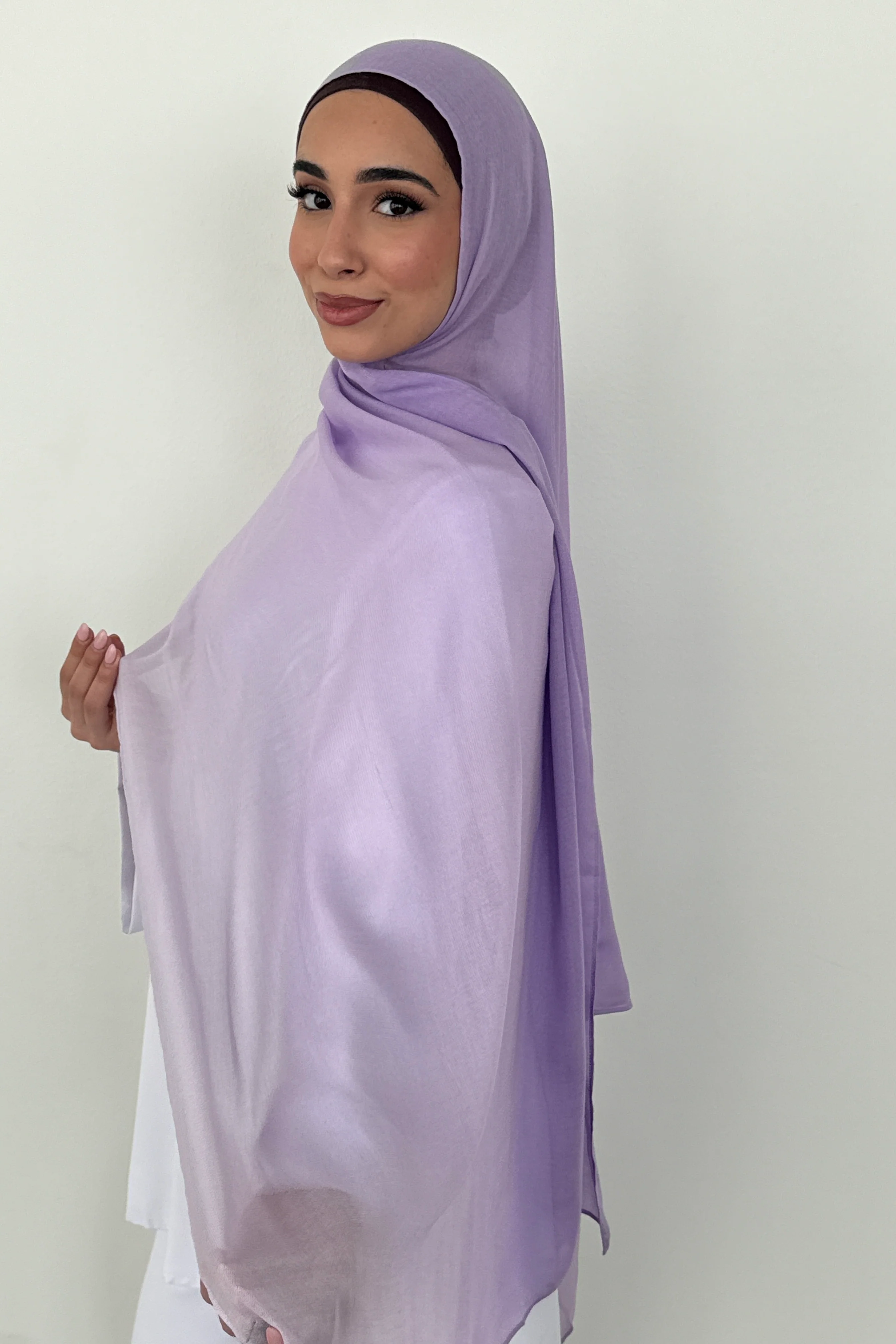 MODAL OMBRÉ HIJAB LAVENDAR