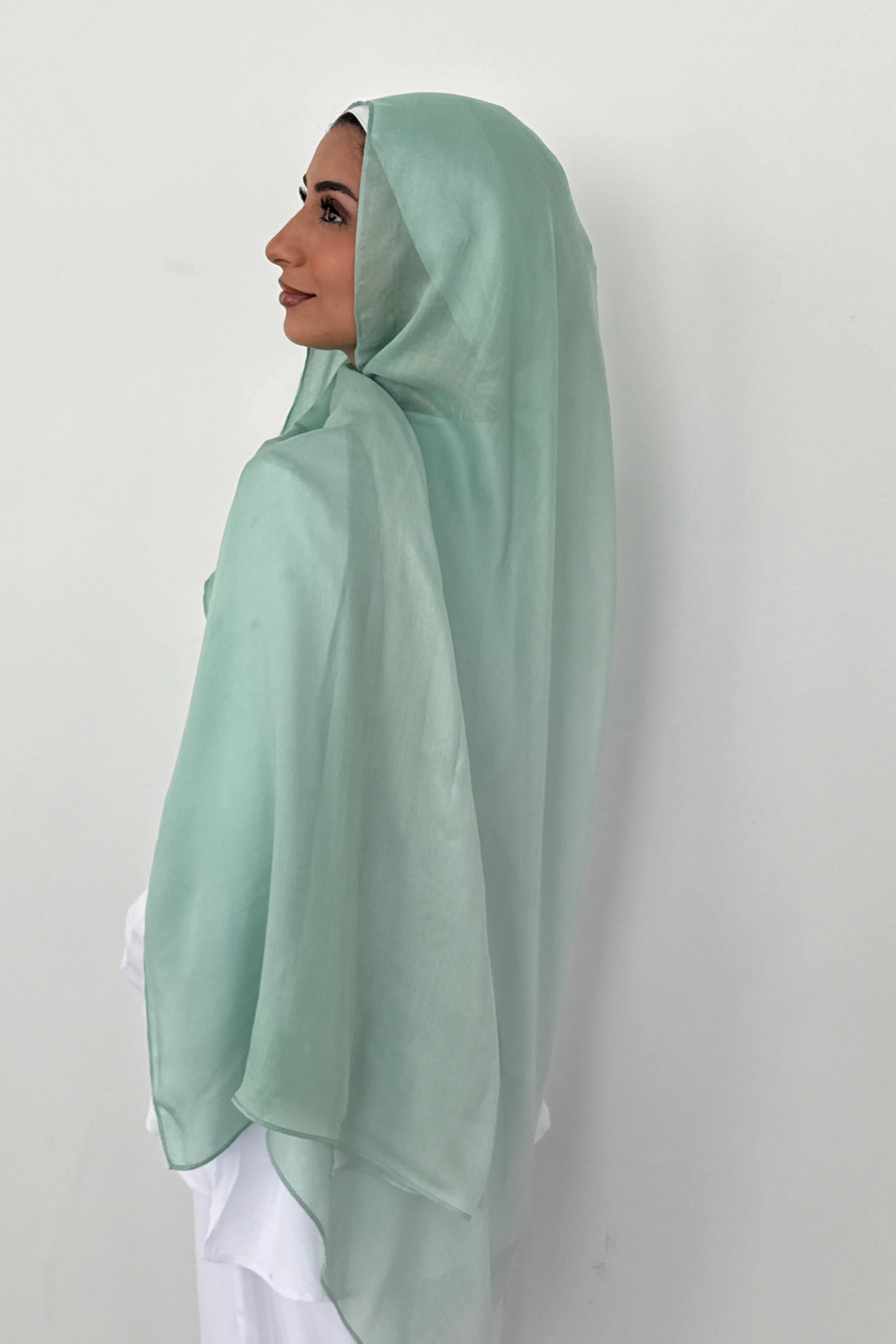 MODAL OMBRÉ HIJAB MINT - Image 2