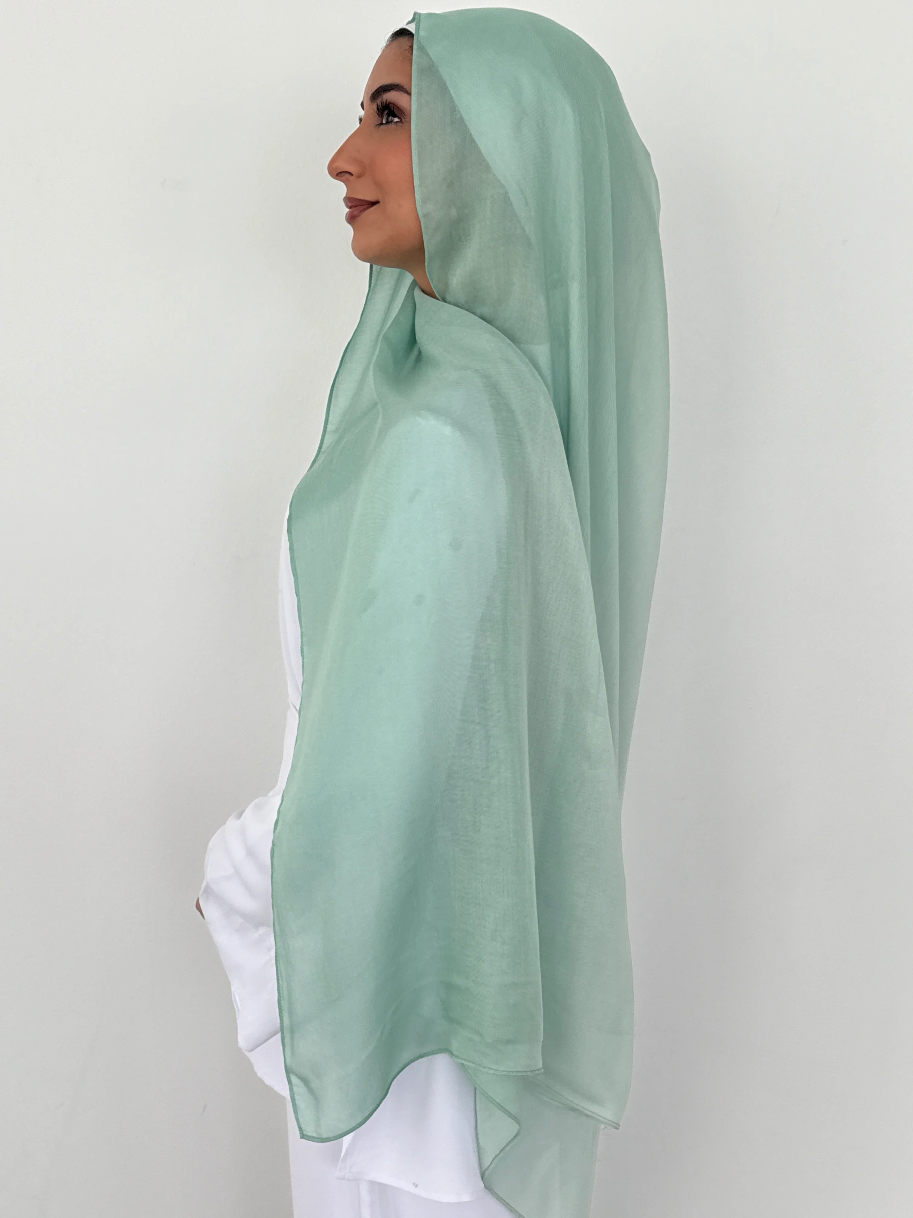MODAL OMBRÉ HIJAB MINT - Image 3