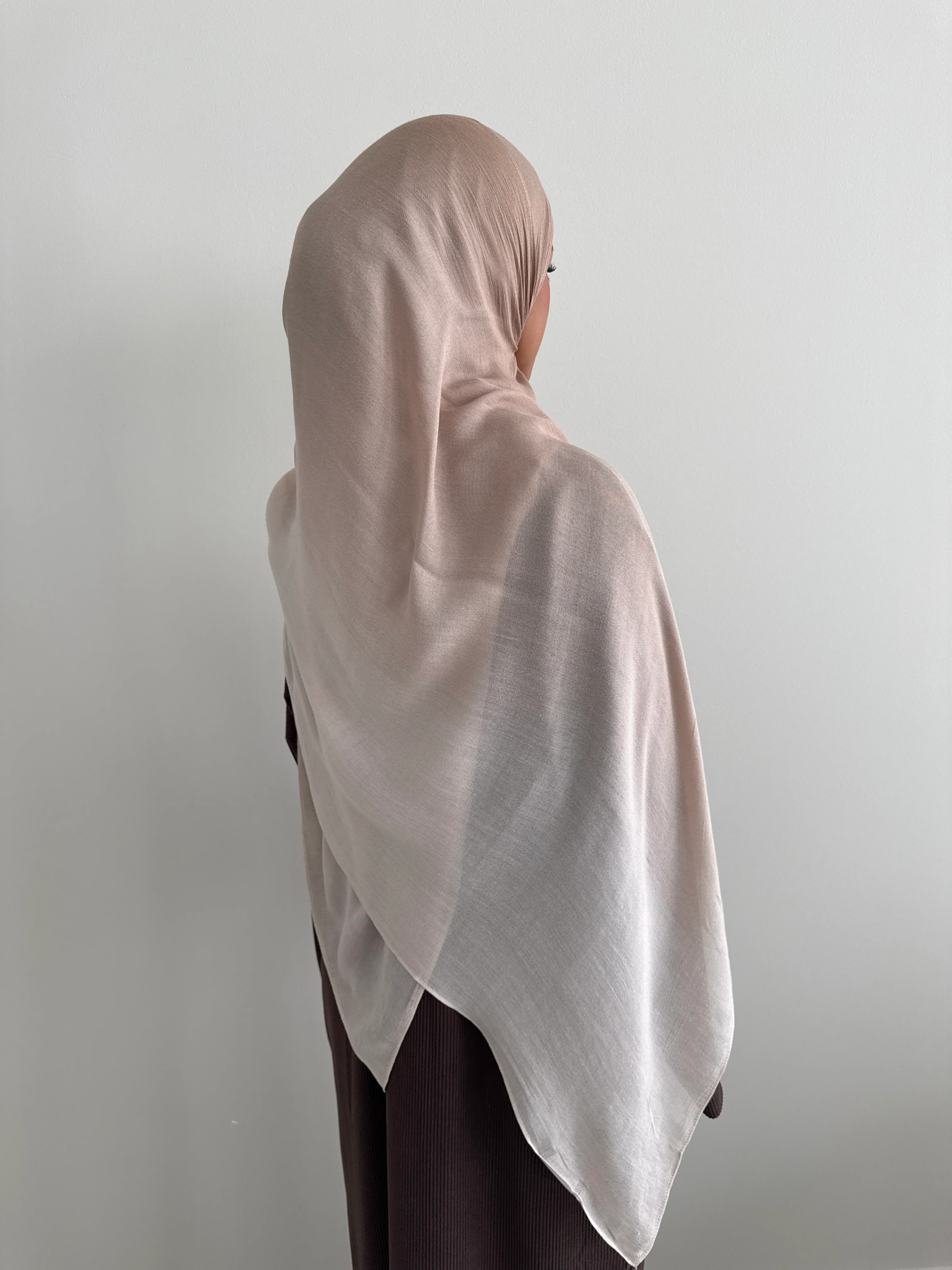 MODAL OMBRÉ HIJAB SAND - Image 2