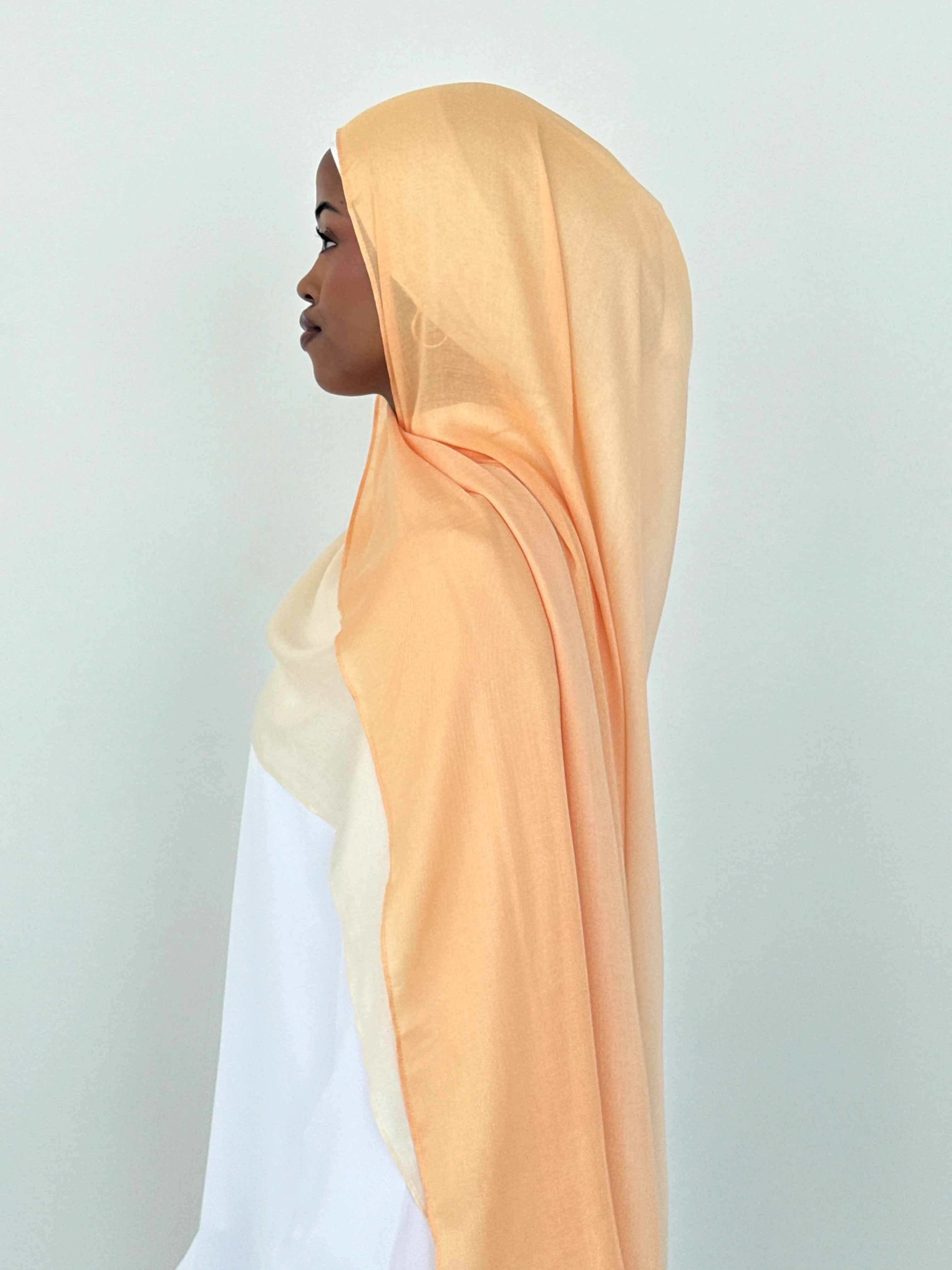MODAL OMBRÉ HIJAB GOLDEN YELLOW - Image 2