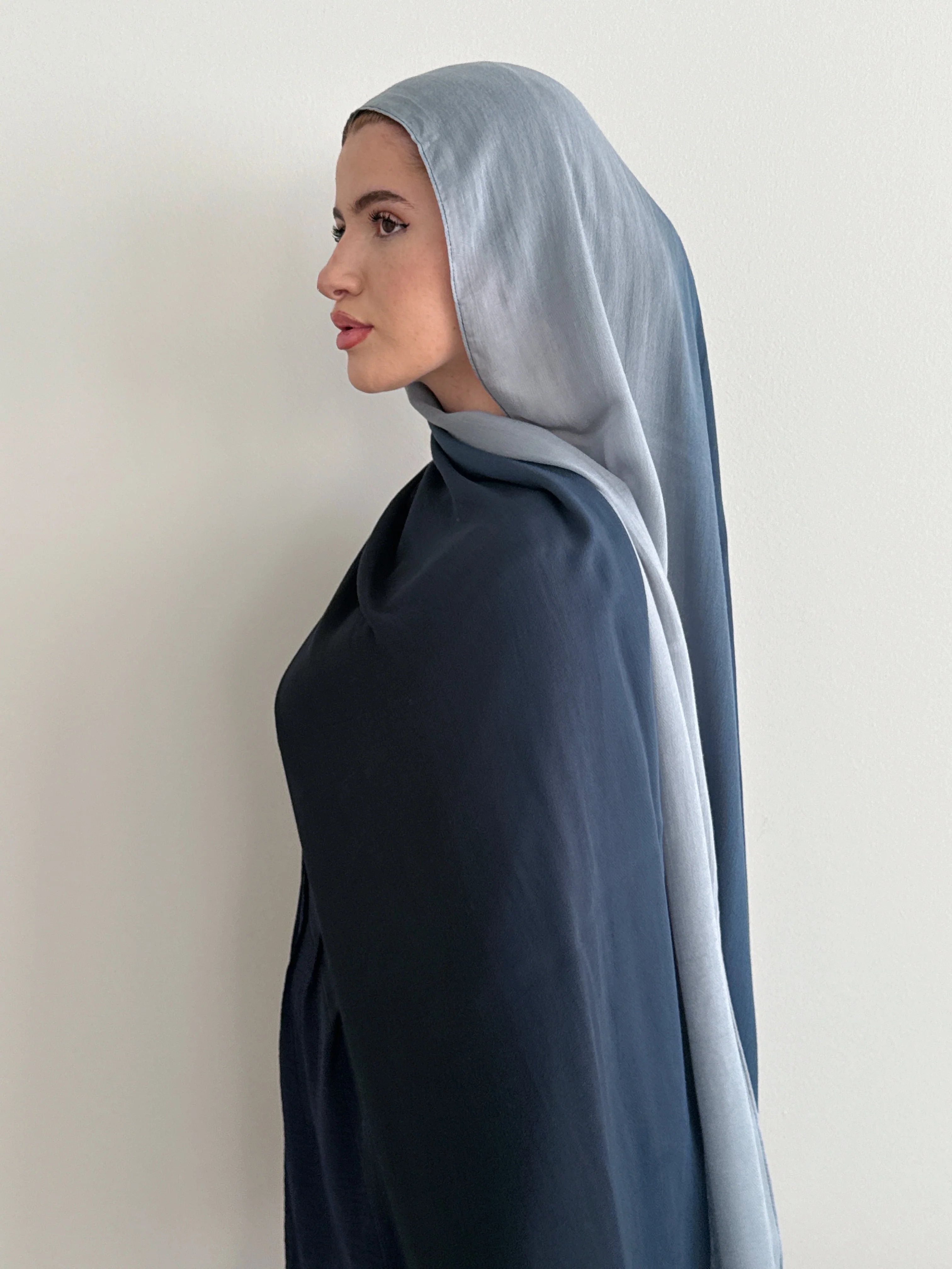 MODAL OMBRÉ HIJAB NAVY - Image 3