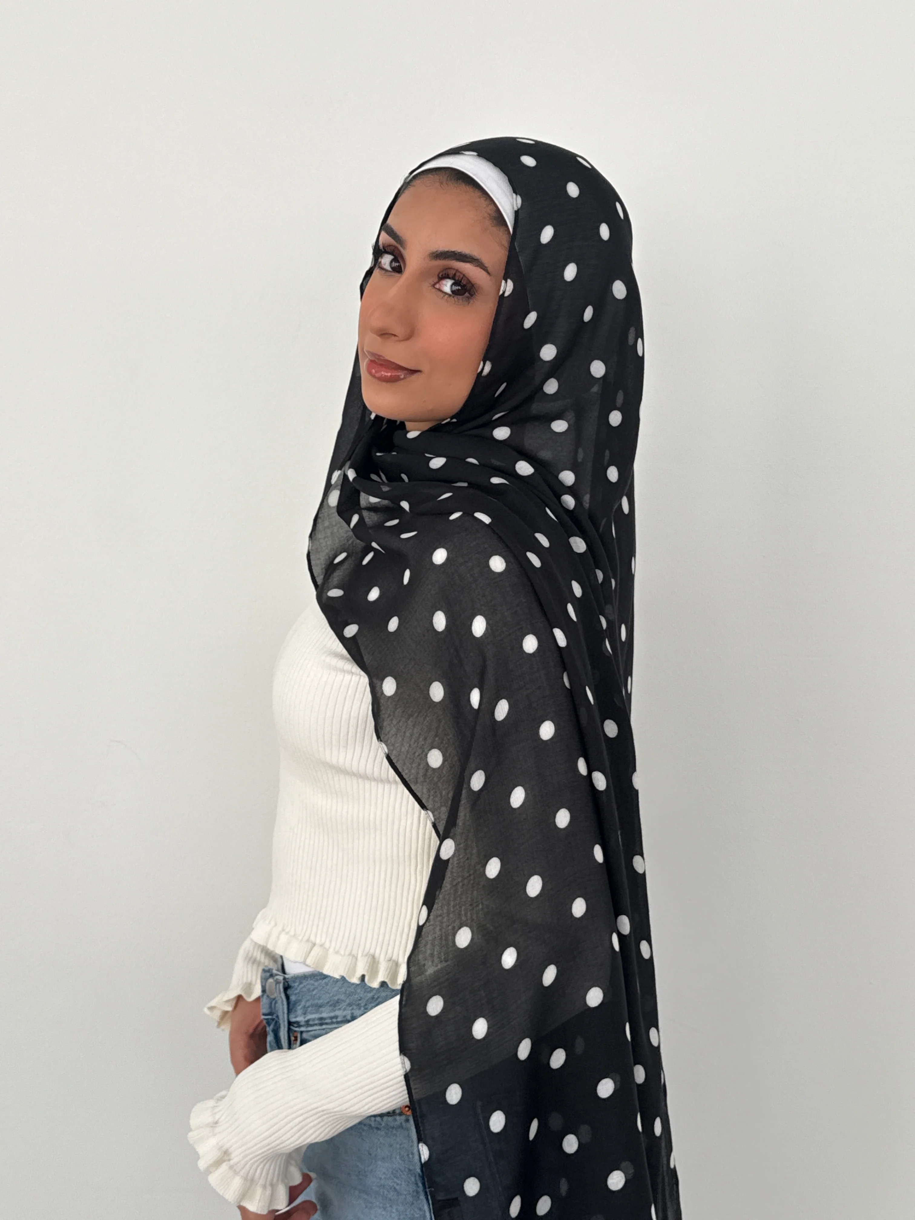 MODAL POLKA DOT BLACK - Image 2