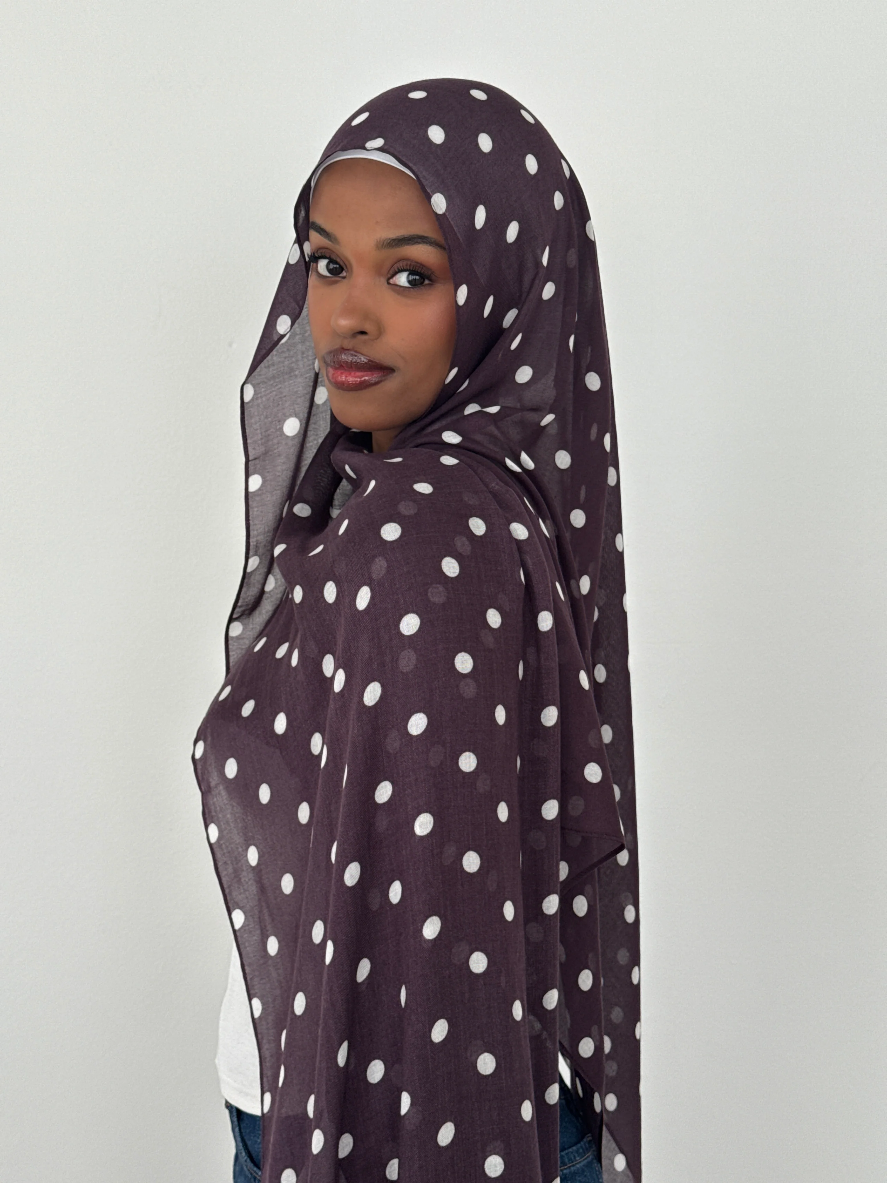 MODAL POLKA DOT DEEP BURGUNDY - Image 2