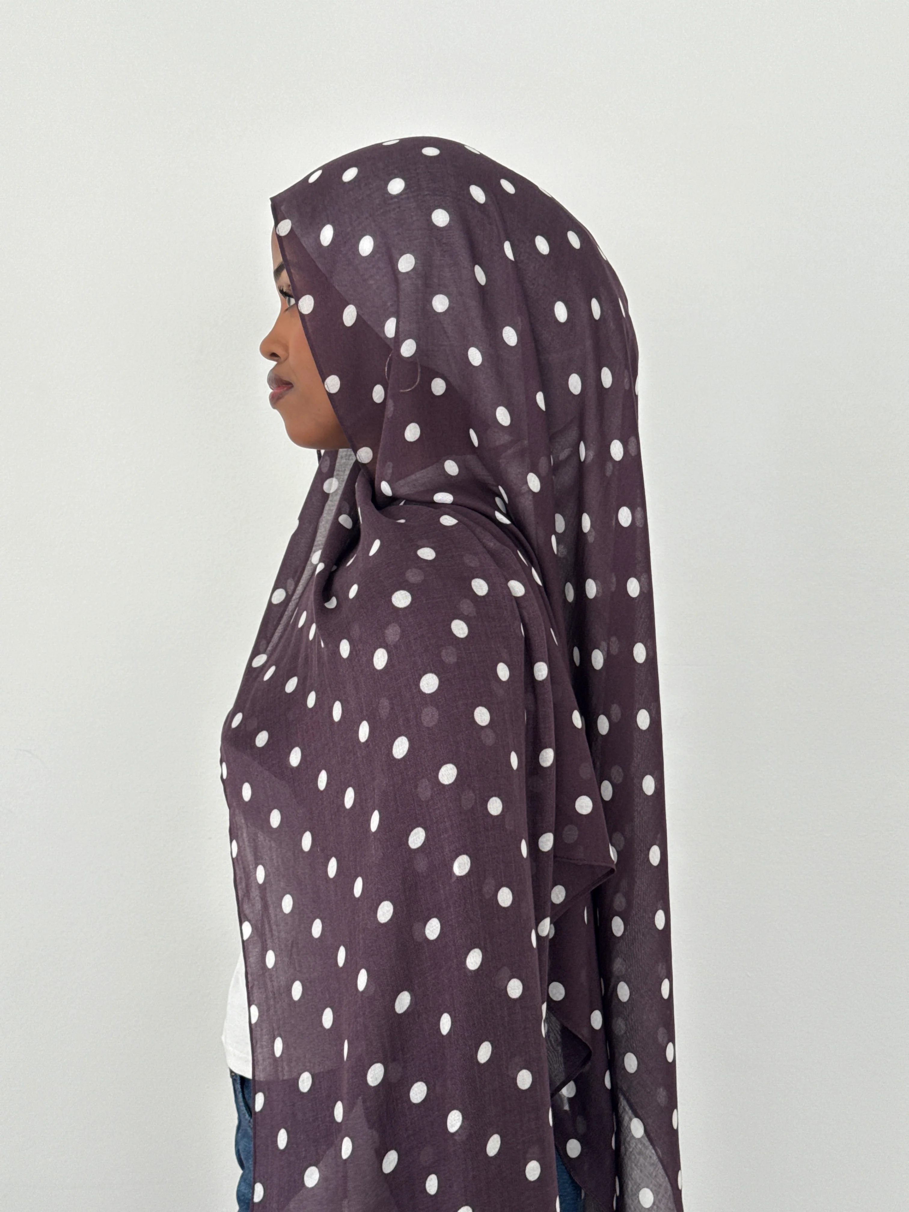 MODAL POLKA DOT DEEP BURGUNDY - Image 3