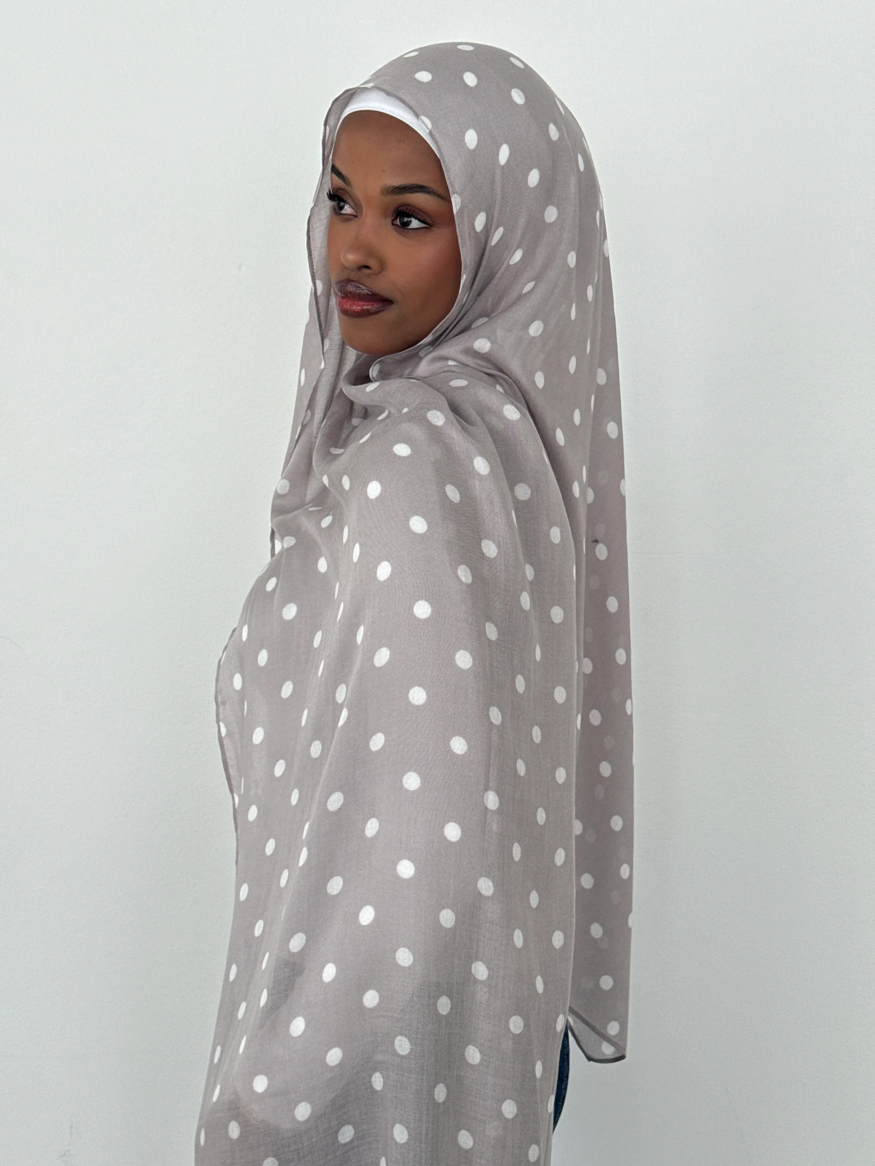 MODAL POLKA DOT SAND GRAY - Image 3