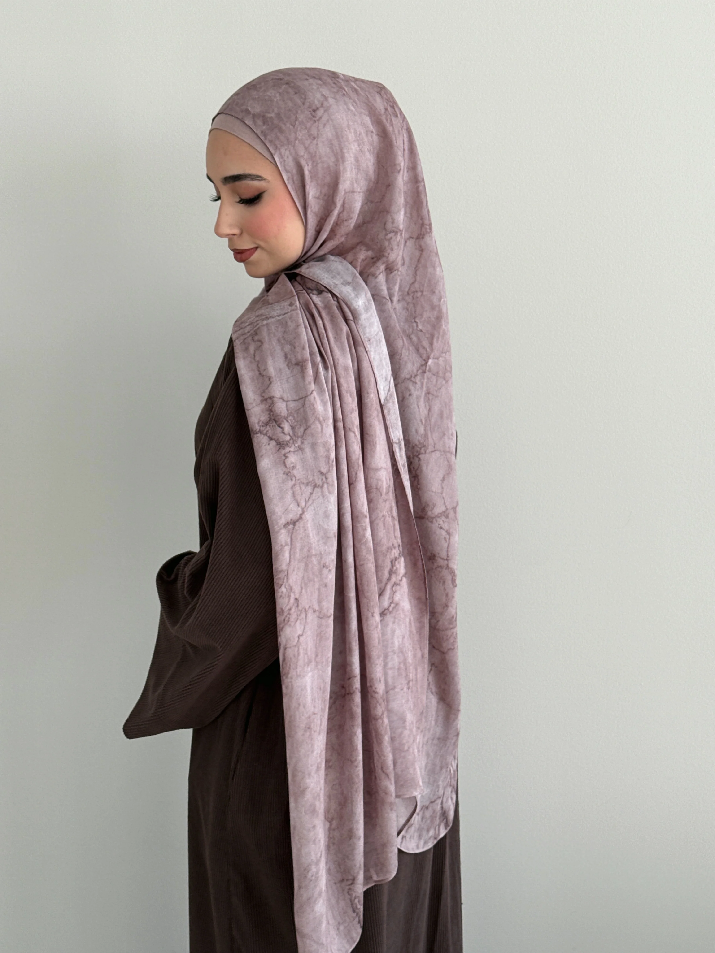 MODAL PRINT HIJAB DESERT MARBLE - Image 2