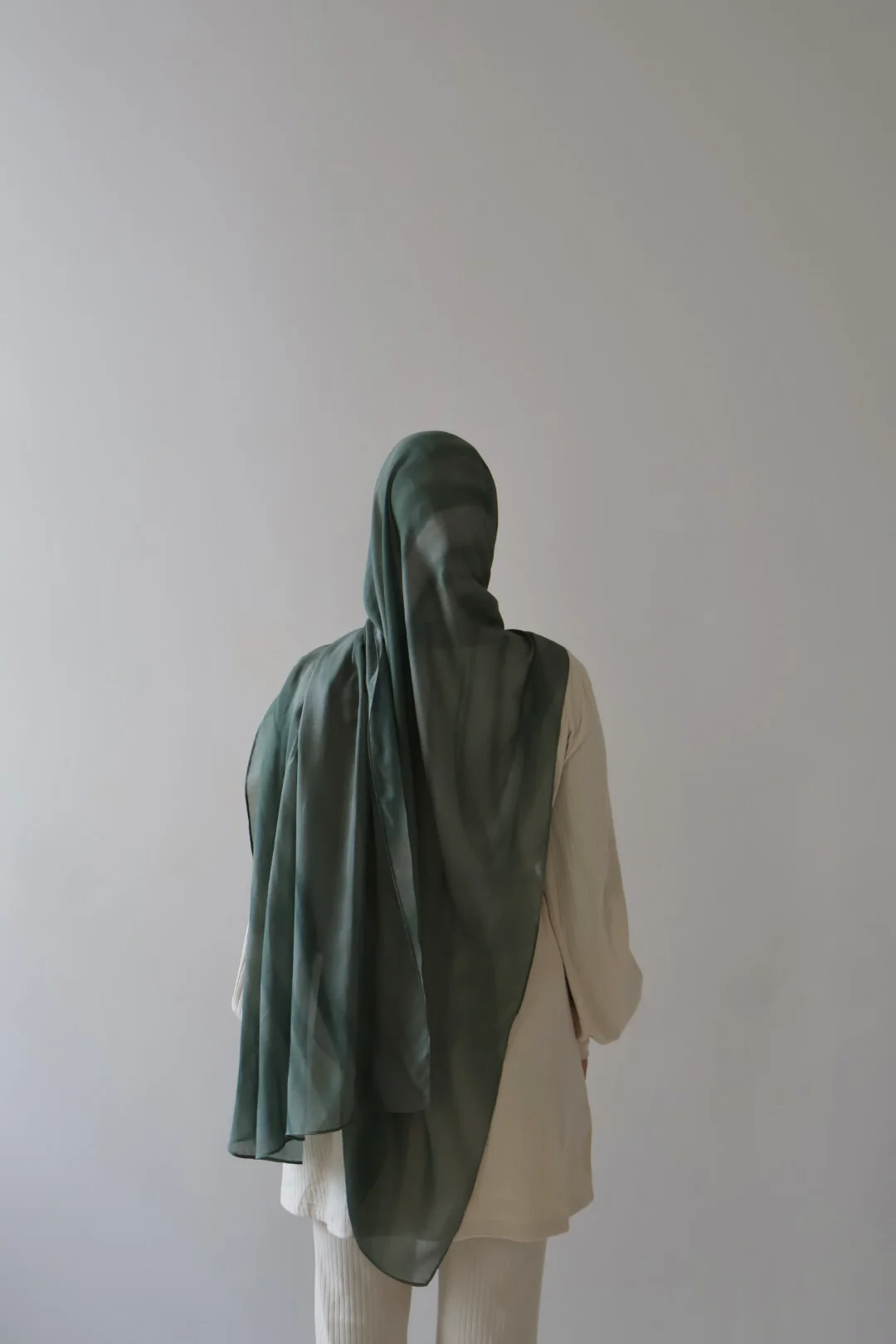 MODAL PRINT HIJAB SAGE MIRAGE - Image 3