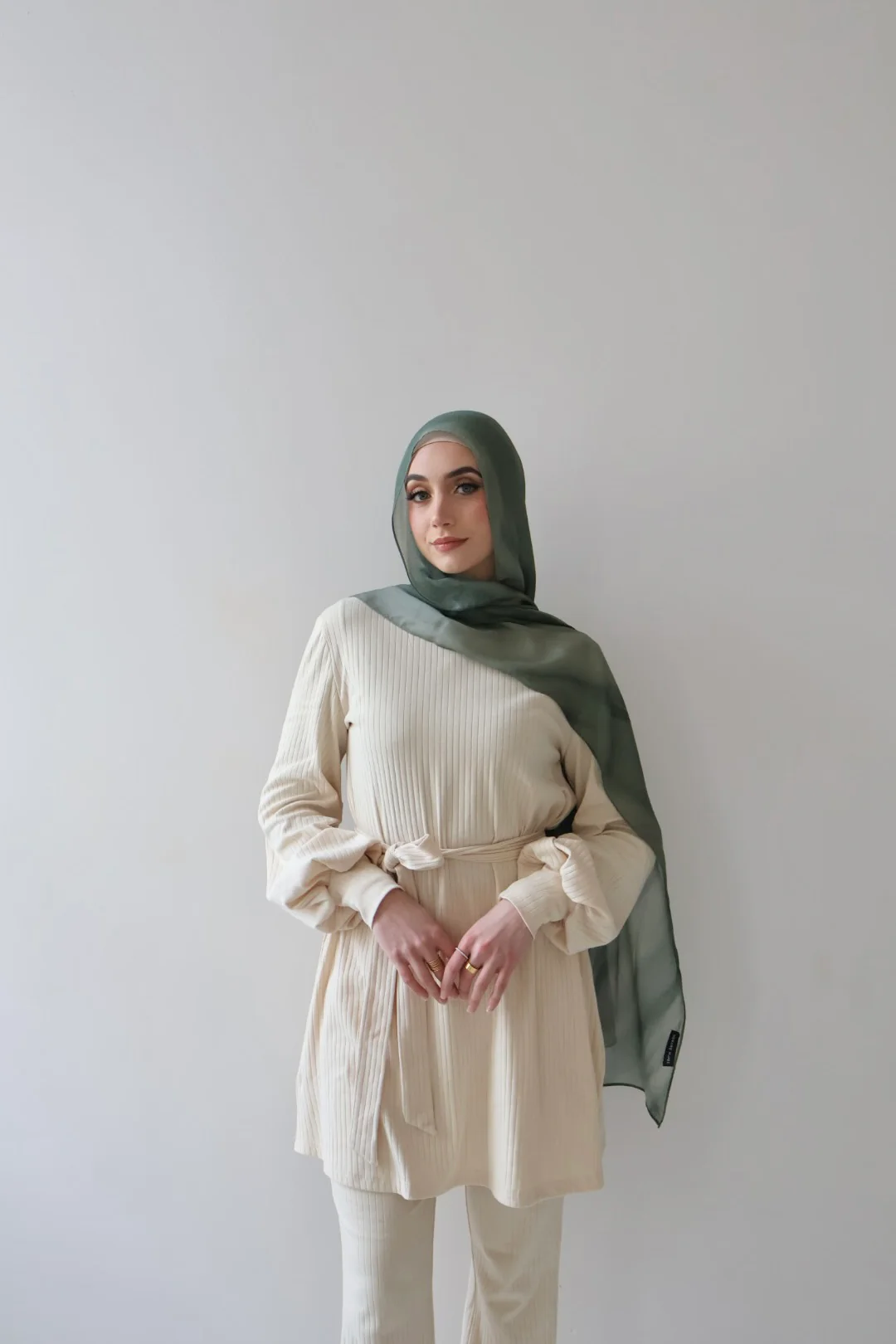 MODAL PRINT HIJAB SAGE MIRAGE - Image 4