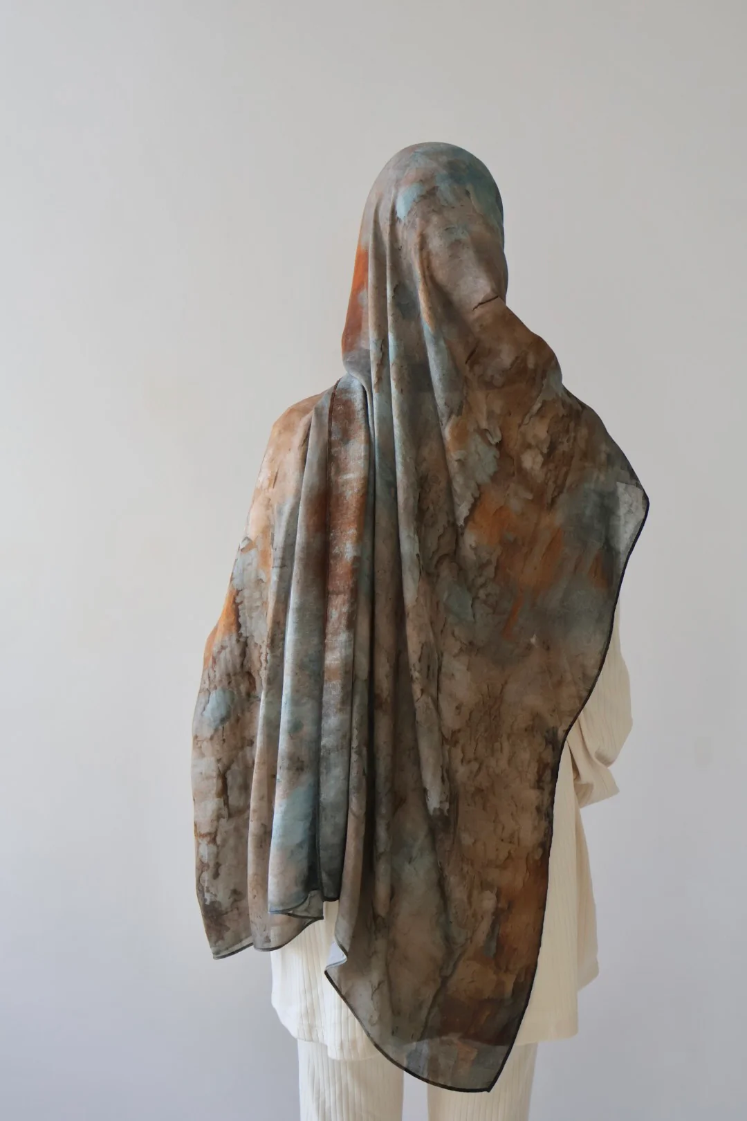 MODAL PRINT HIJAB BROWN HORIZON - Image 3