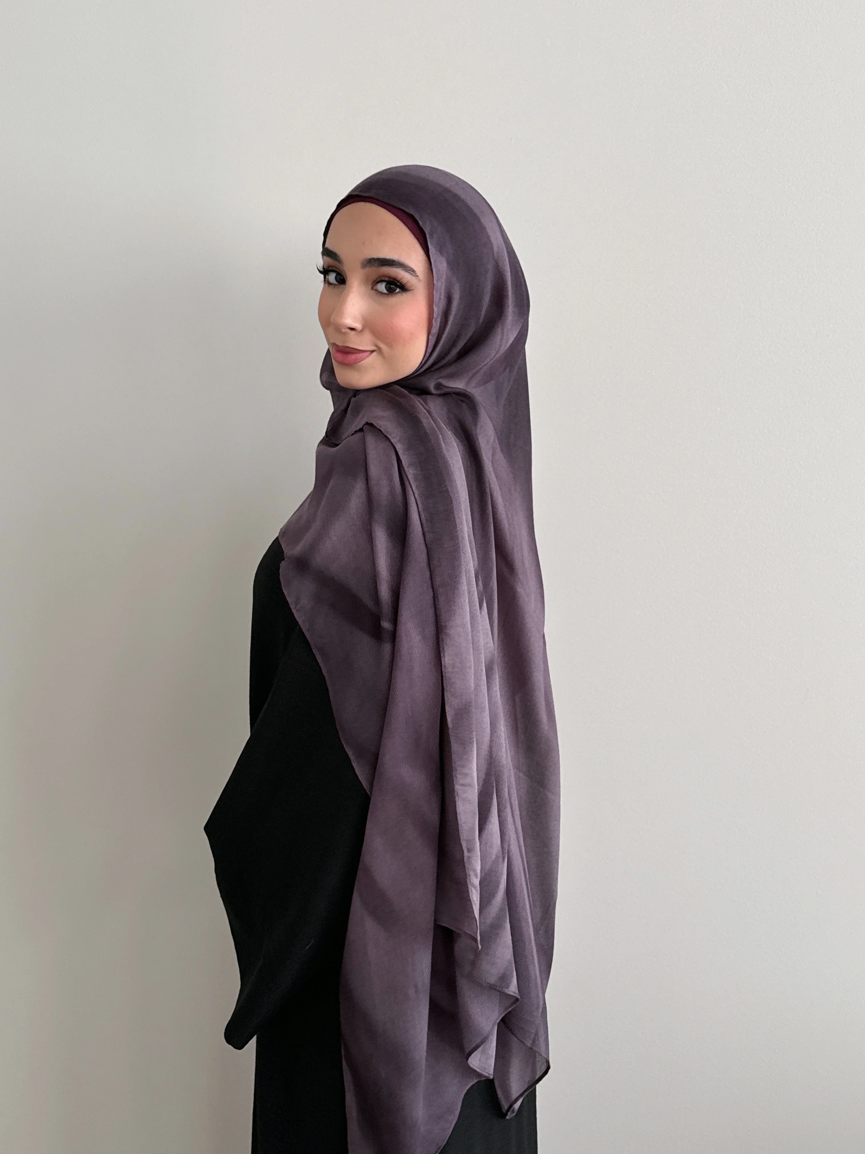 MODAL PRINT HIJAB PURPLE MIRAGE - Image 2