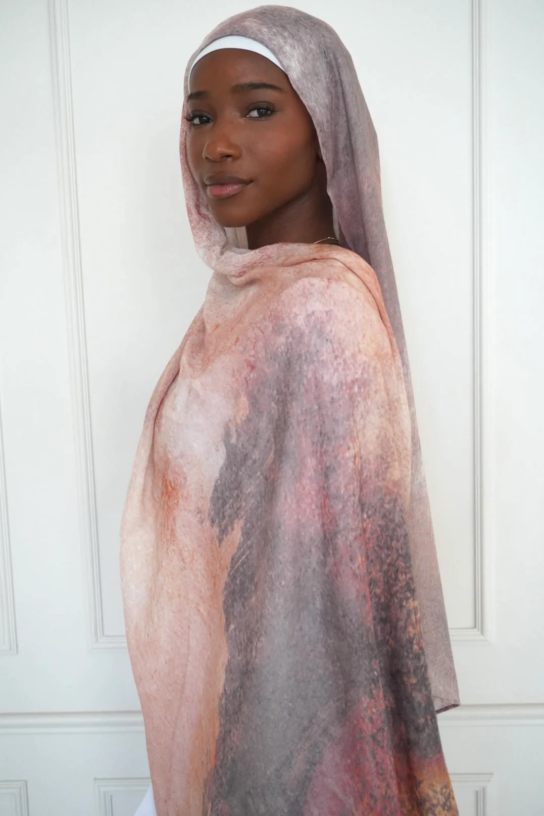 MODAL PRINT HIJAB SAND SMOKE