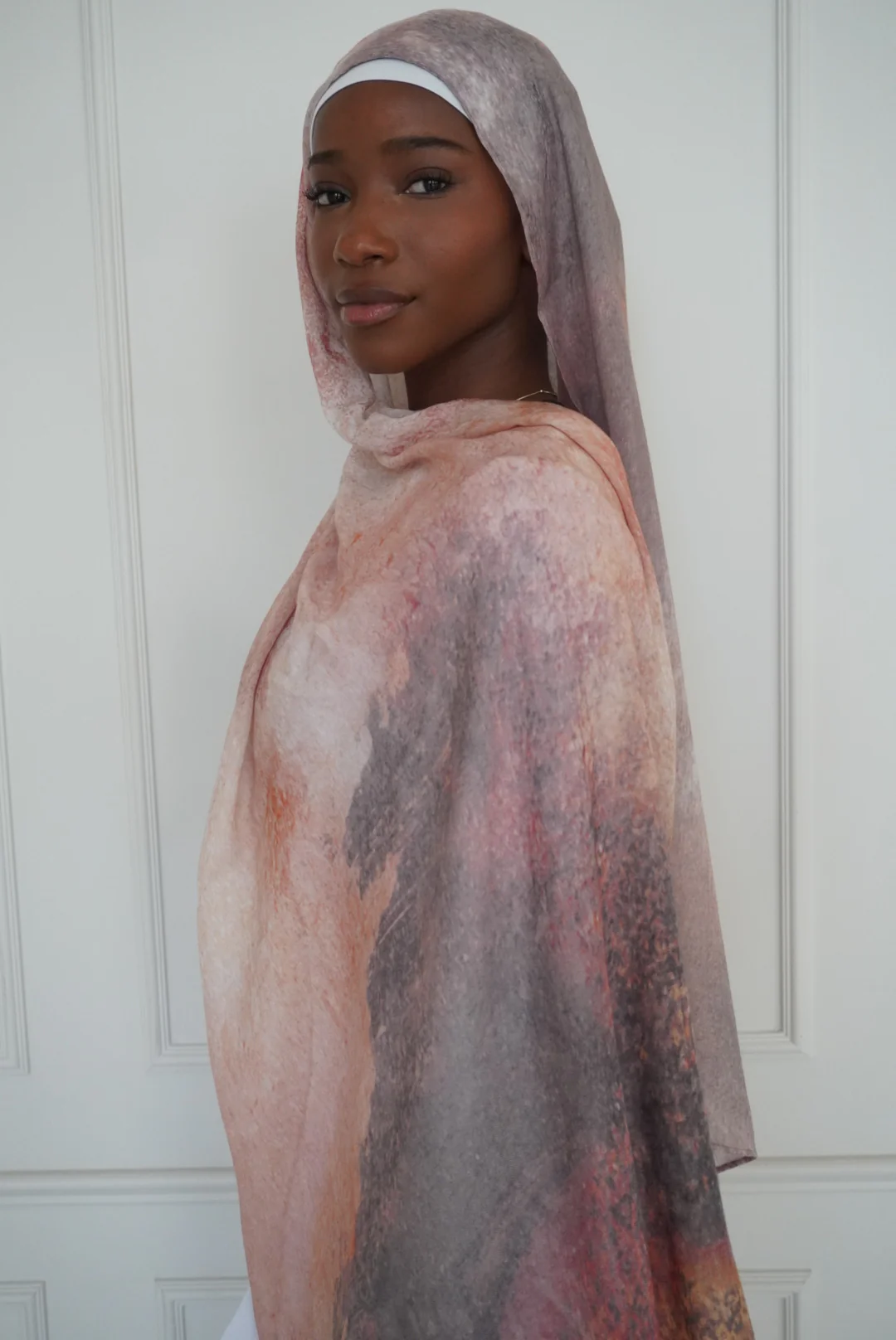 MODAL PRINT HIJAB SAND SMOKE - Image 3