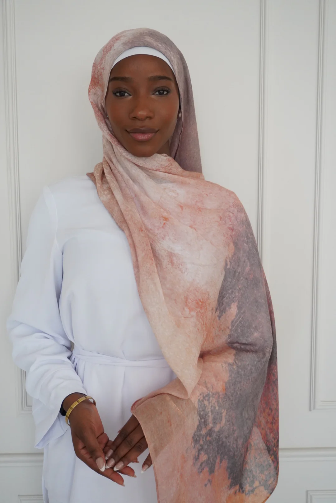 MODAL PRINT HIJAB SAND SMOKE - Image 4
