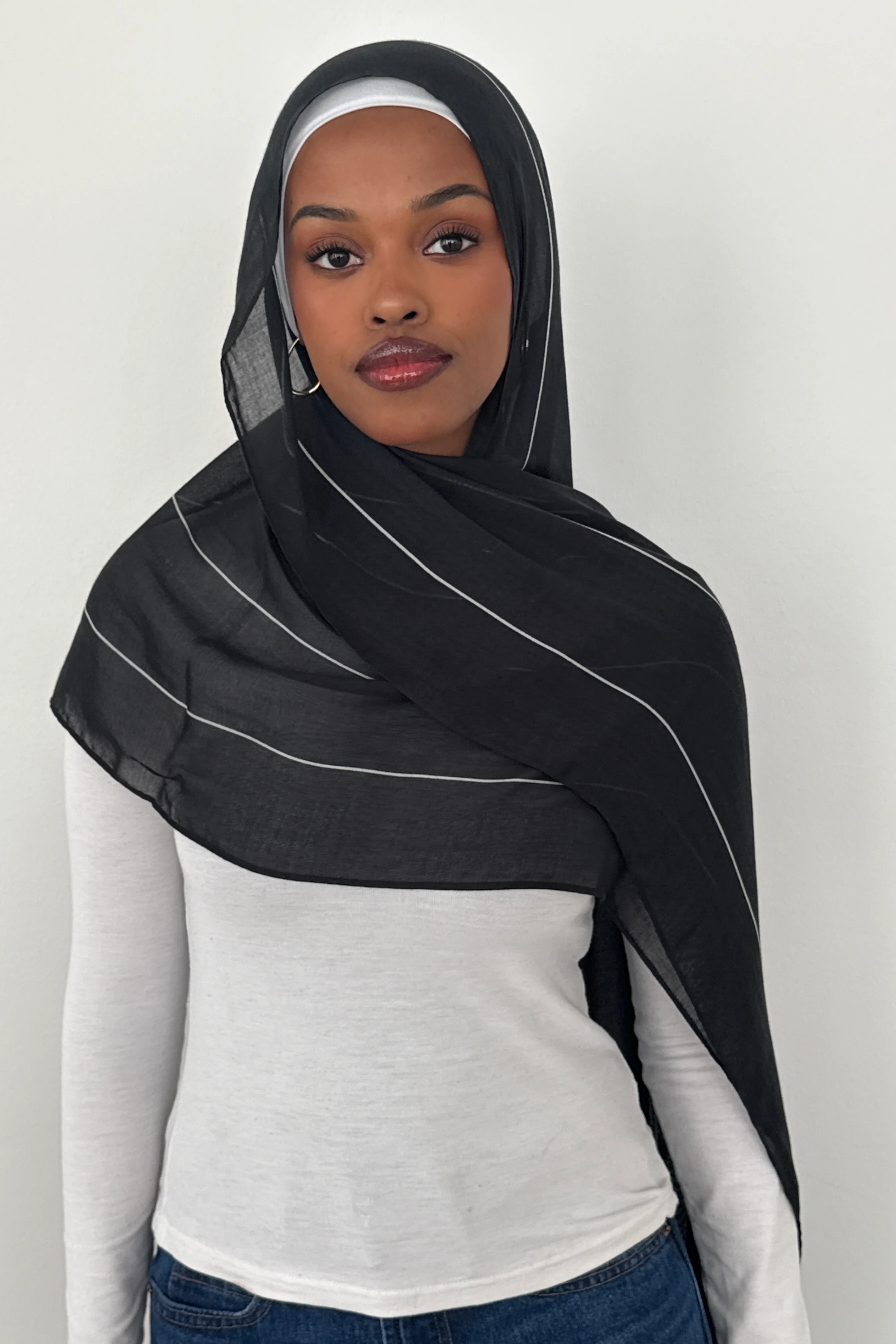 MODAL STRIPE BLACK