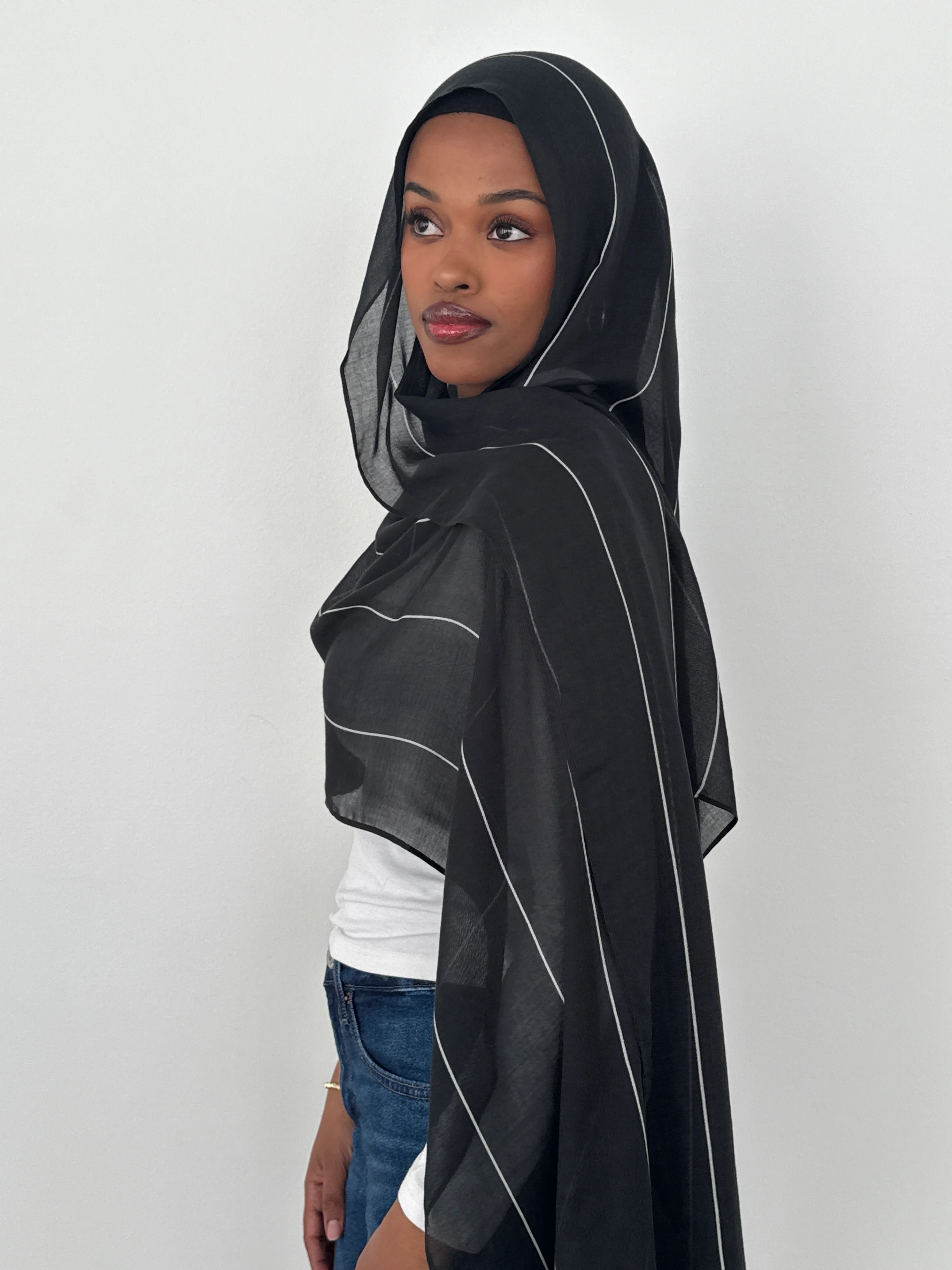 MODAL STRIPE BLACK - Image 2