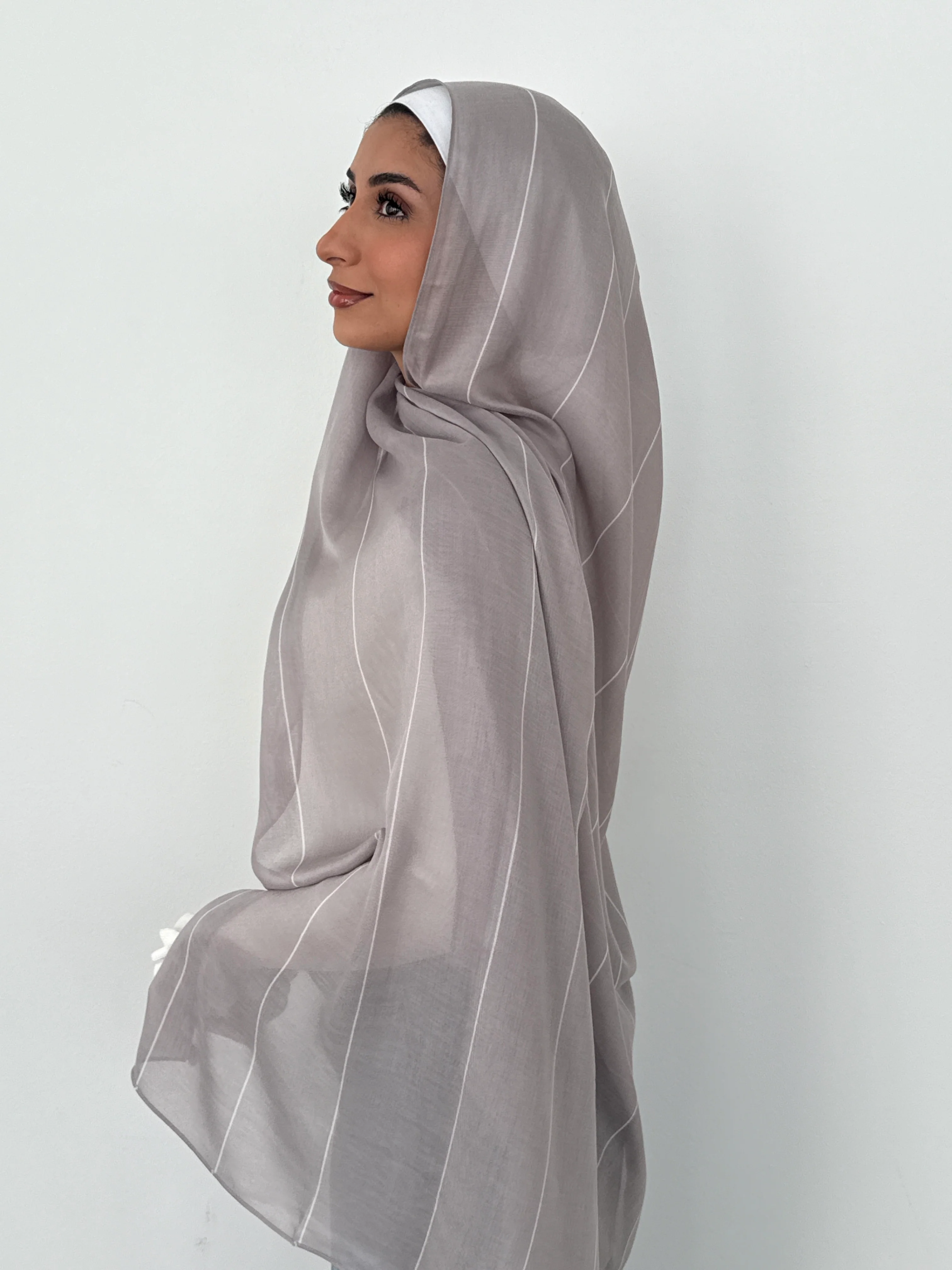 MODAL STRIPE SAND GRAY - Image 2