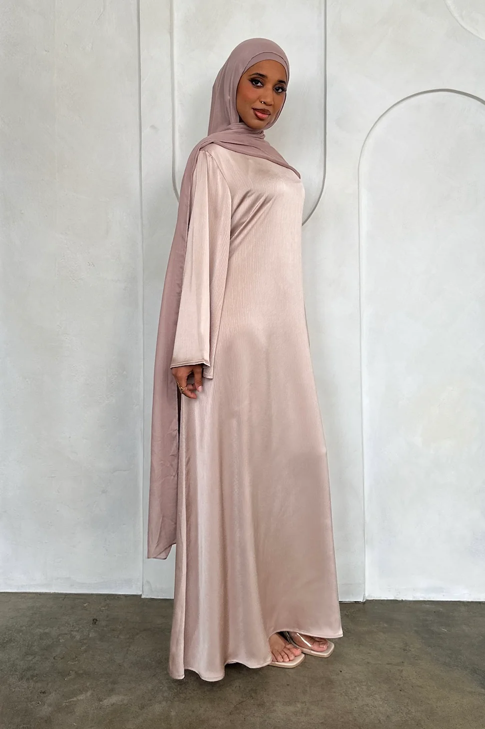 NORA DRESS CHAMPAGNE - Image 3