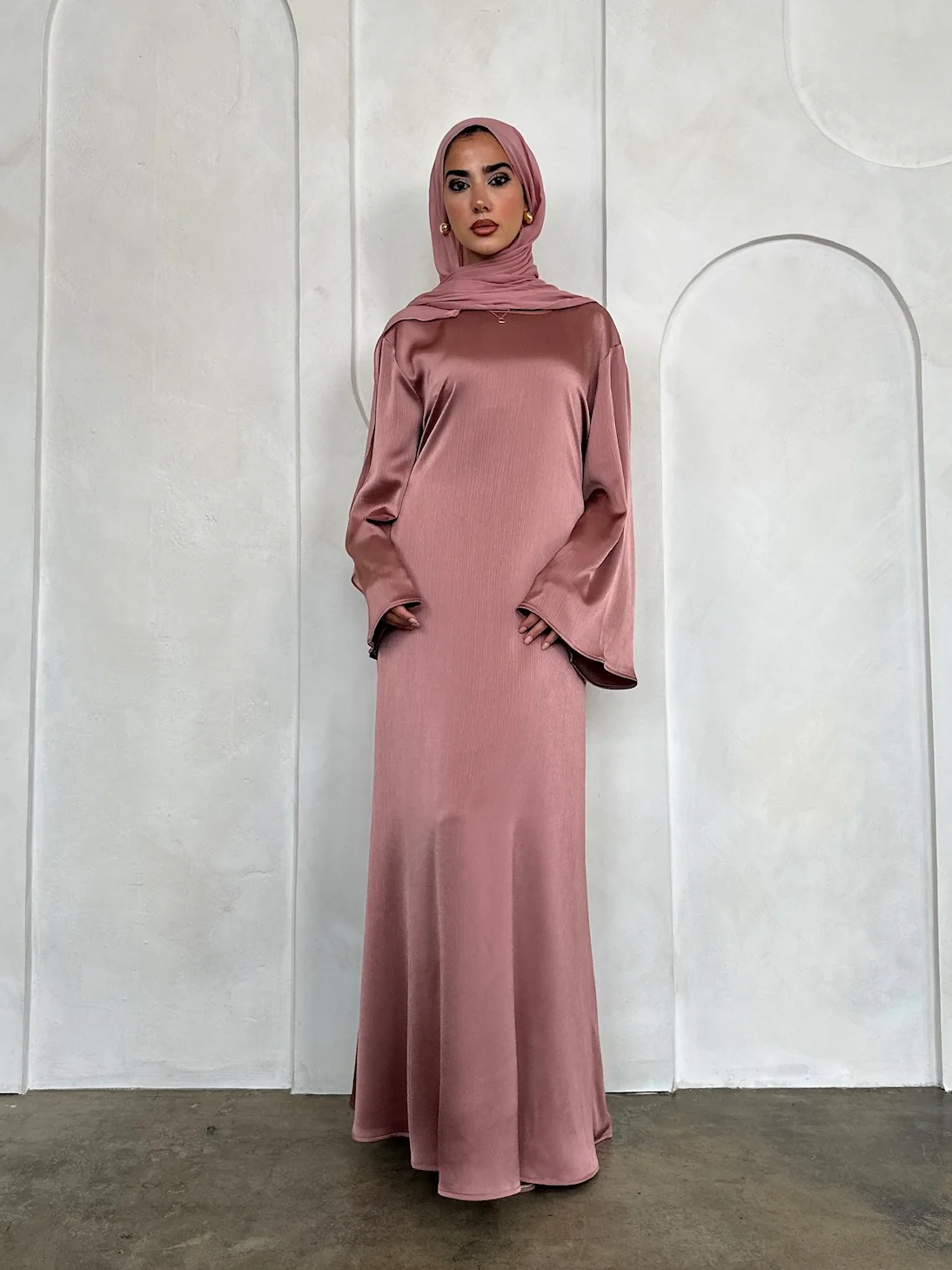 NORA DRESS DESERT ROSE - Image 4
