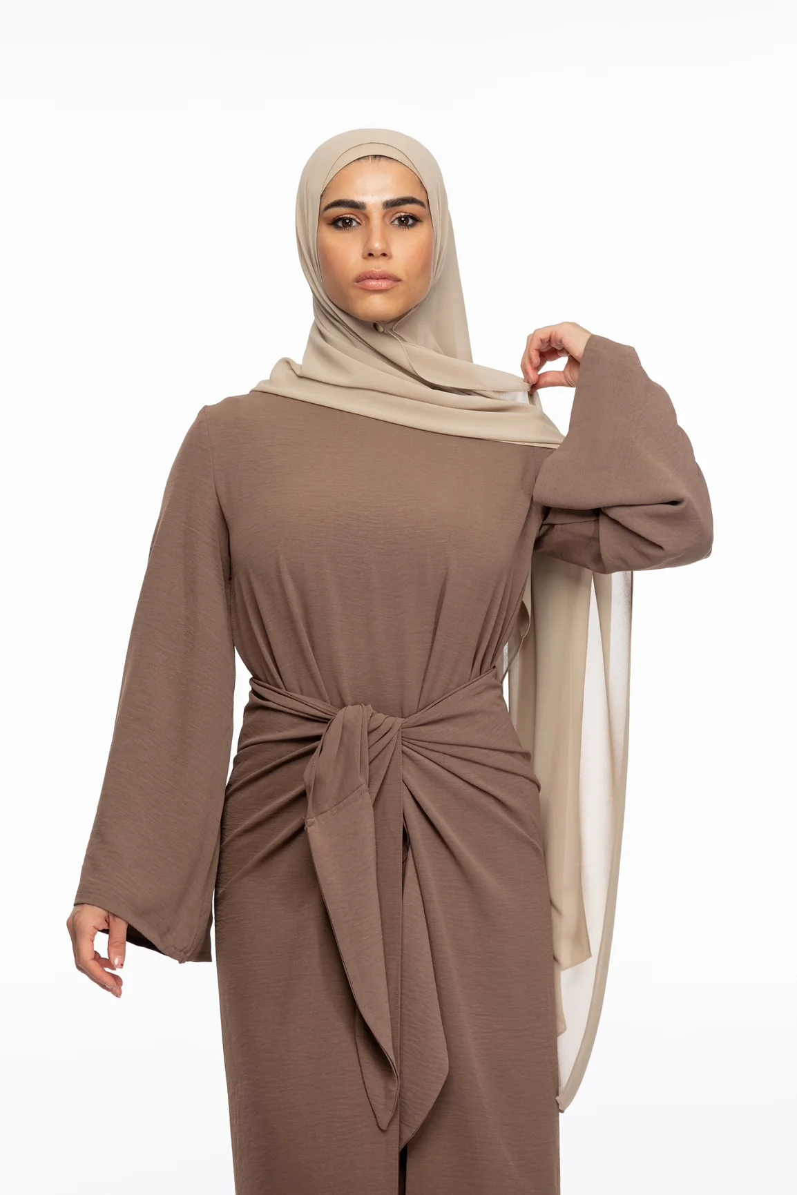DUAA ABAYA SET TAUPE - Image 4