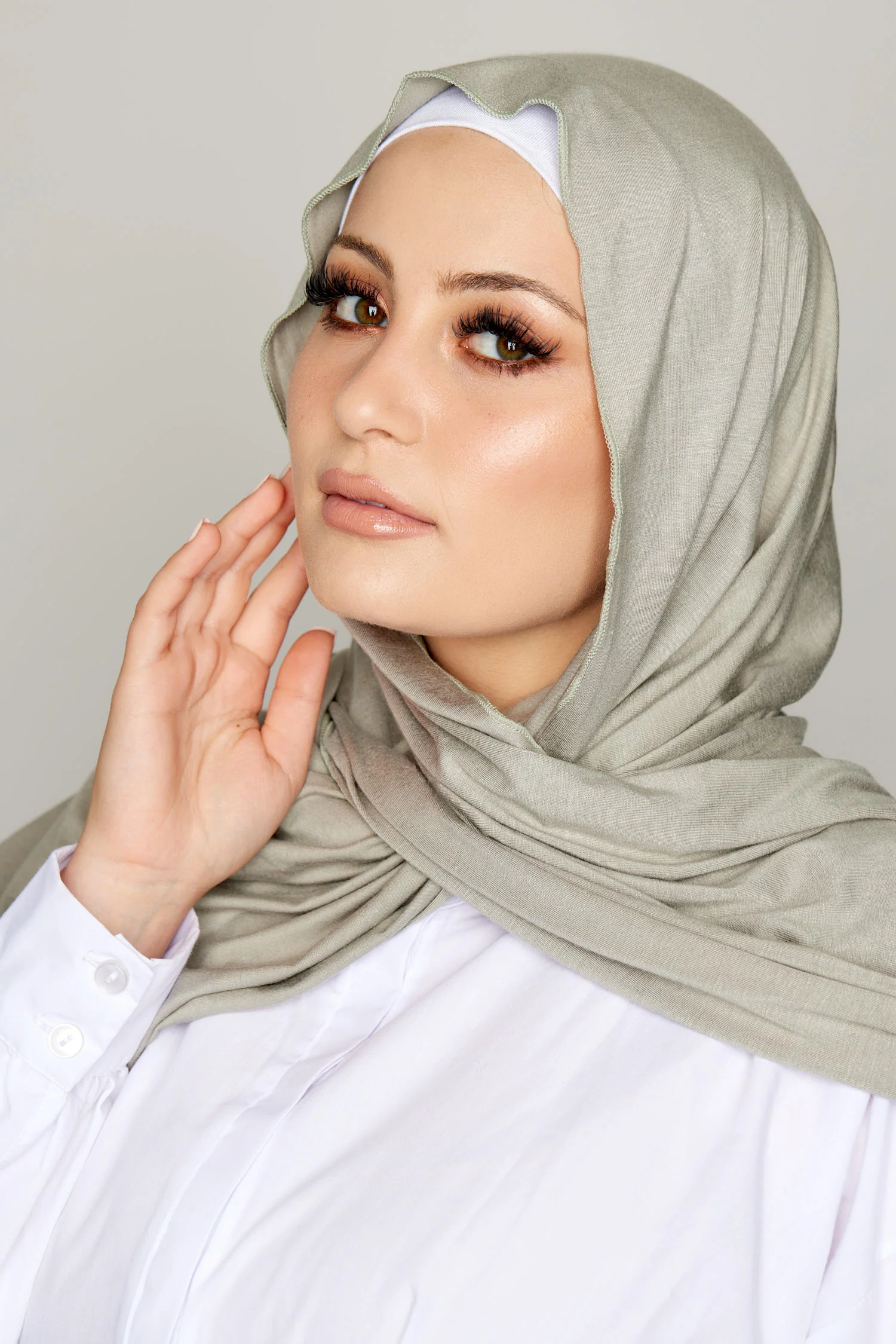 PREMIUM JERSEY MUTED SAGE GRAY - Image 2