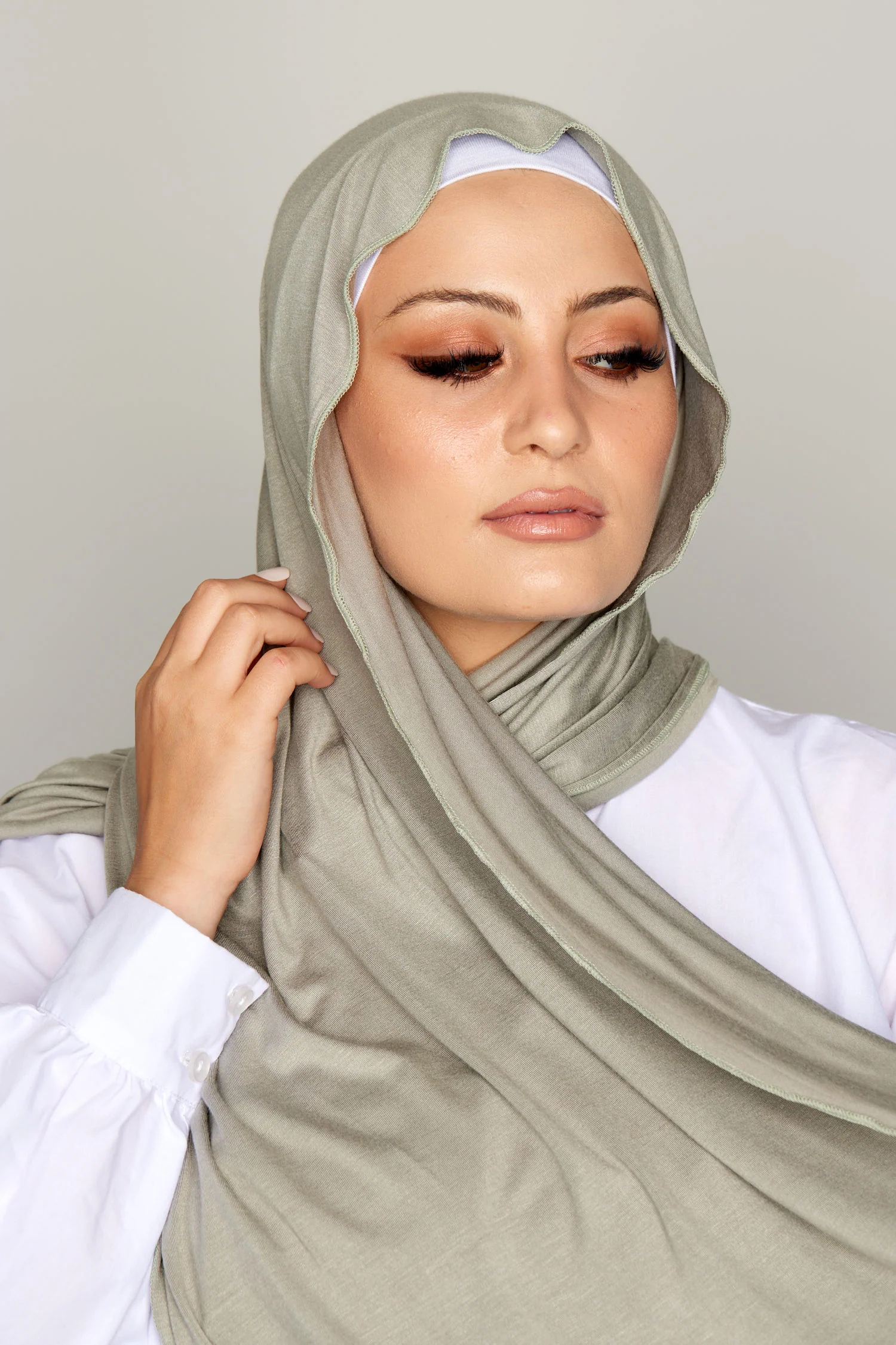 PREMIUM JERSEY MUTED SAGE GRAY - Image 4
