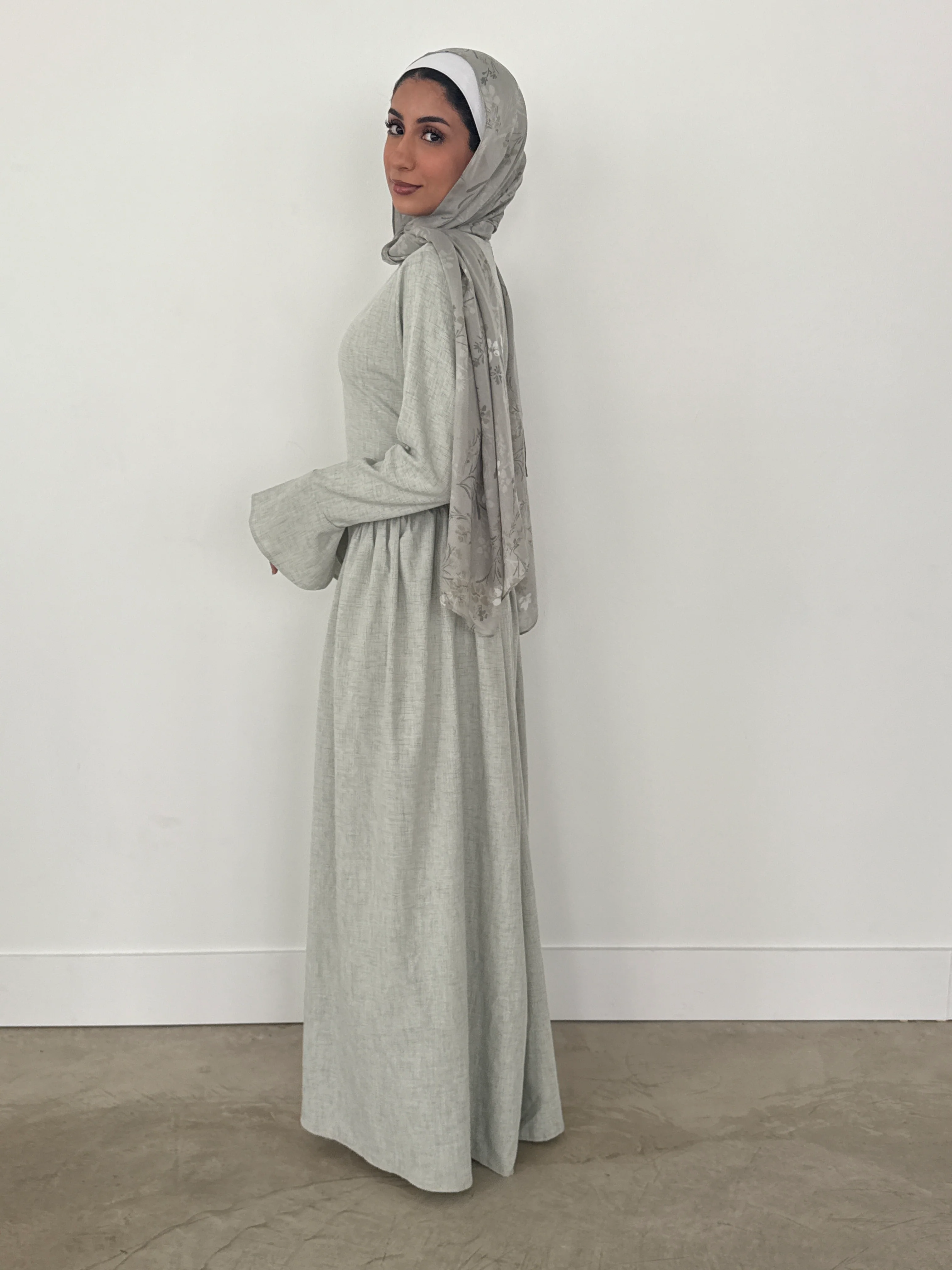 RUQUYA DRESS SAGE - Image 3