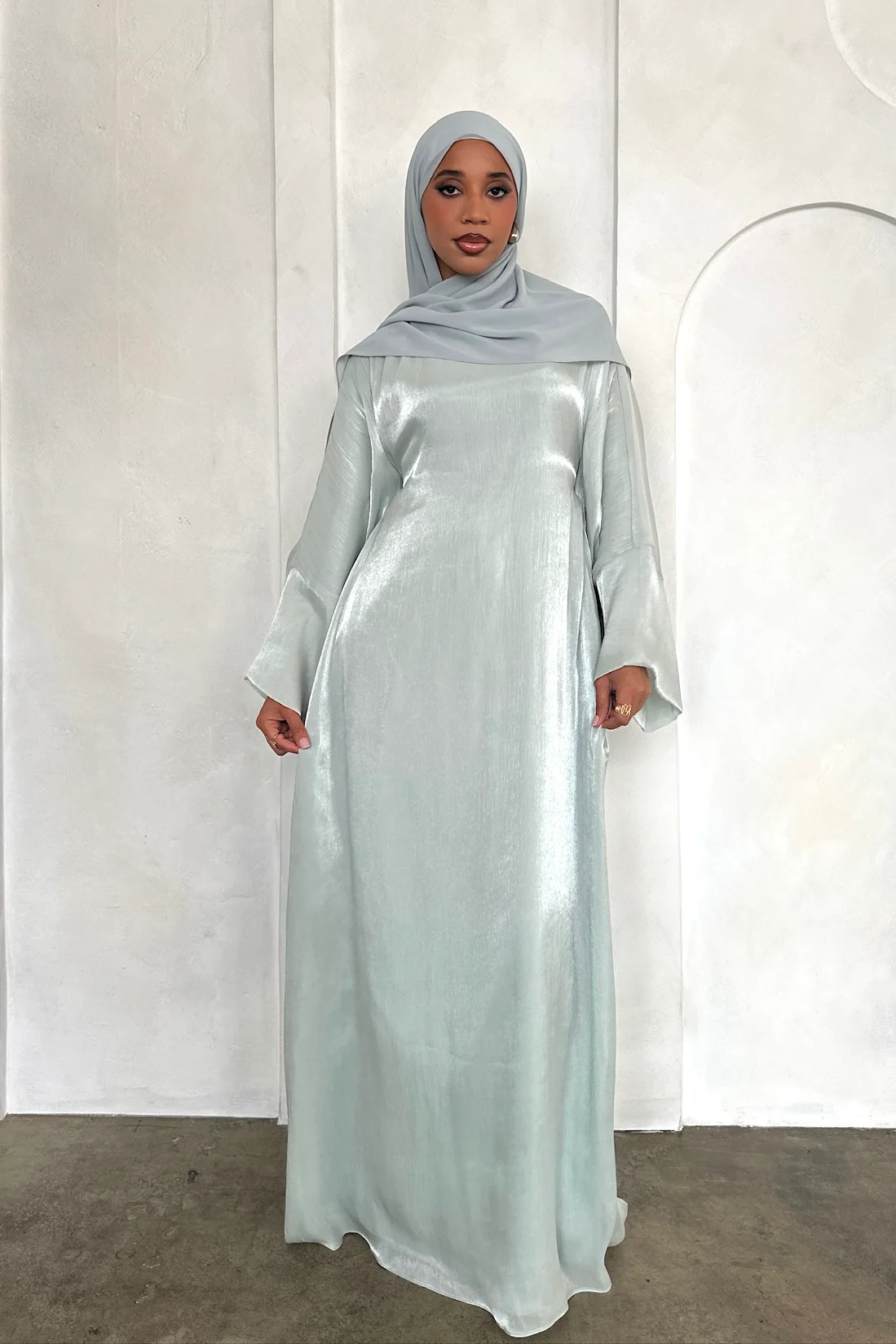 SORAYA BATWING ABAYA SAGE - Image 4